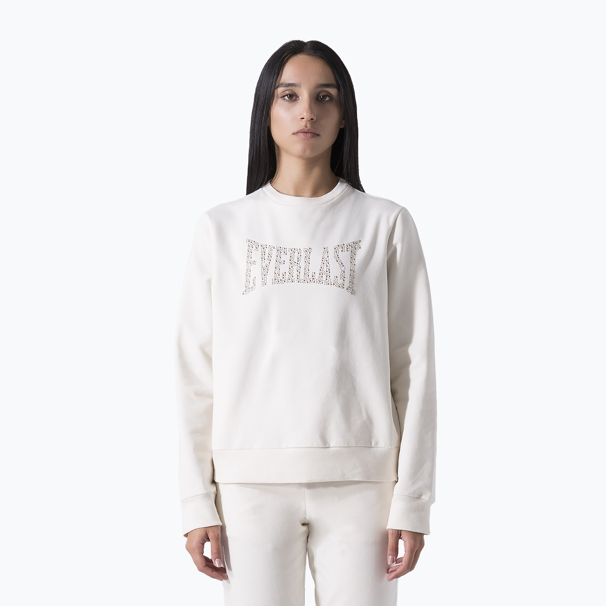 Bluza damska Everlast Leisure Crewneck dusty white 