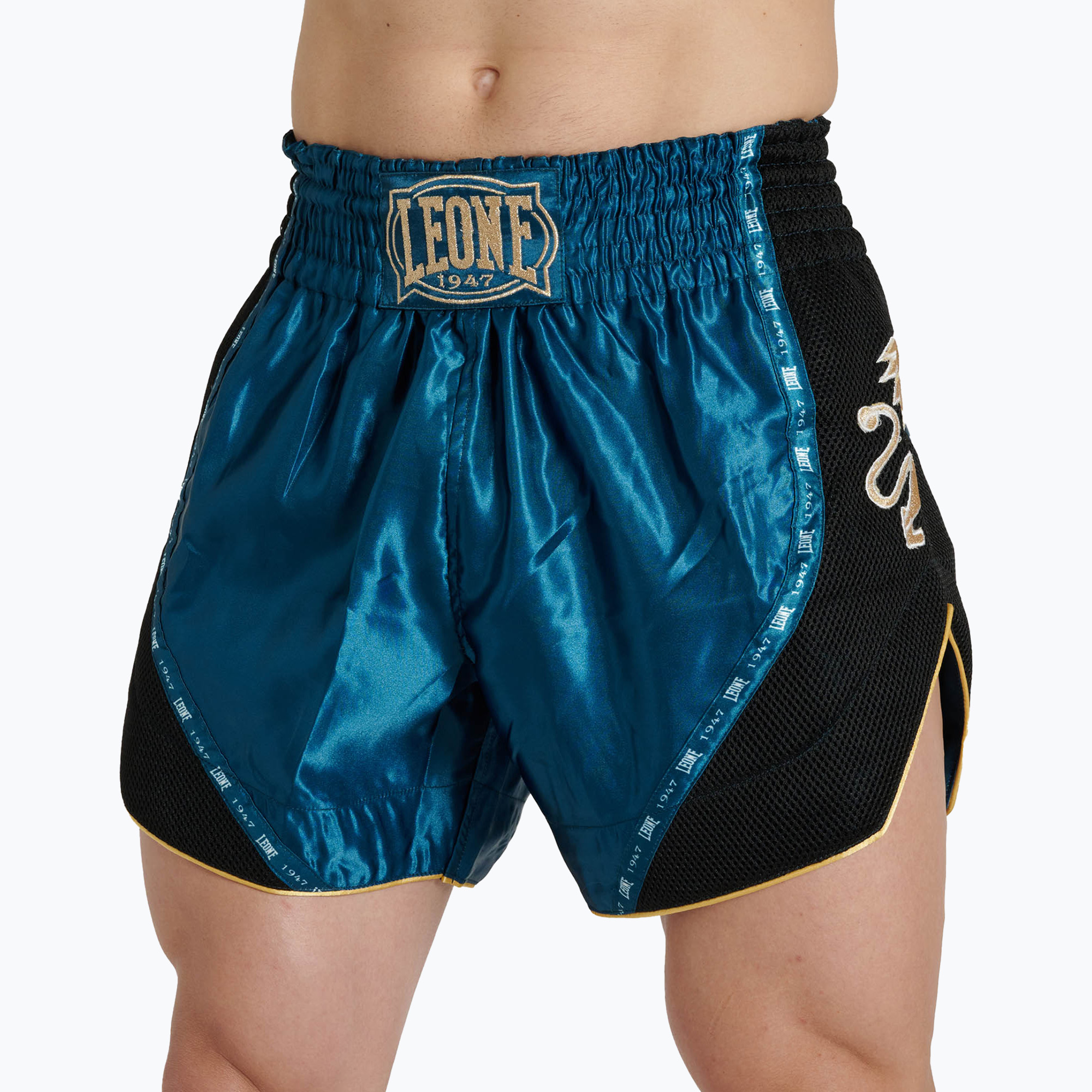 Spodenki bokserskie męskie Leone 1947 Camo Fight blue 