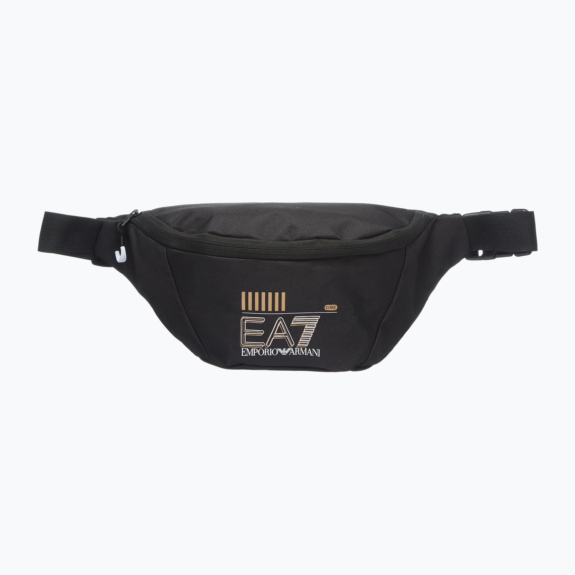 Saszetka nerka EA7 Emporio Armani Train Core 2,5 l black/gold logo
