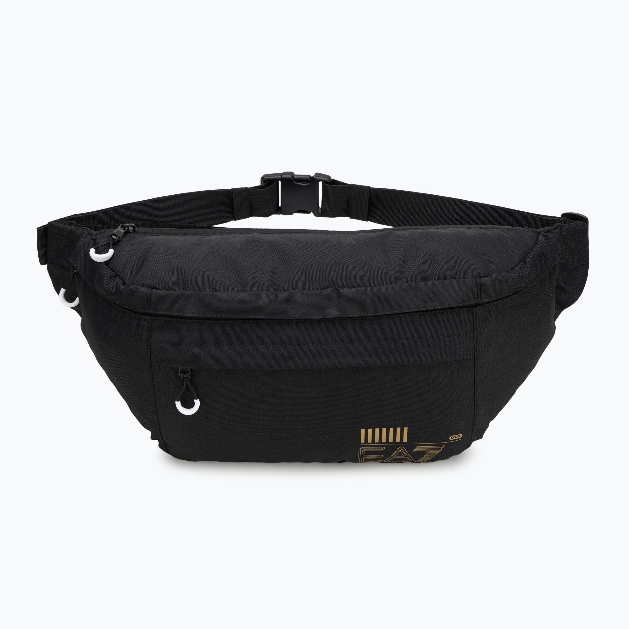 Saszetka nerka EA7 Emporio Armani Train Core Maxi Sling 7 l black/gold logo 