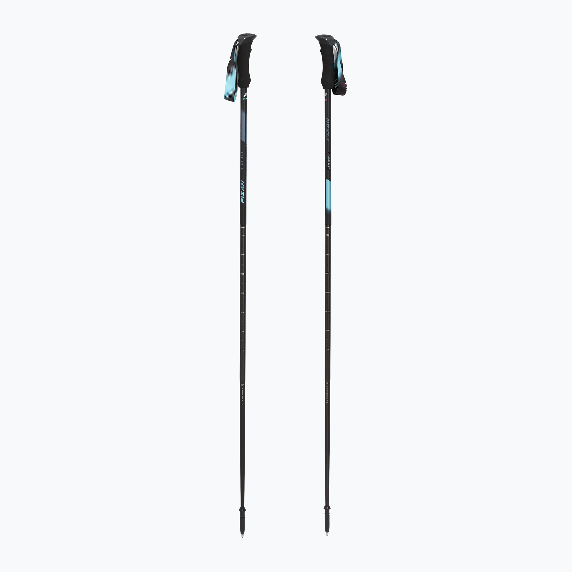 Kije trekkingowe Fizan Compact Tech light blue