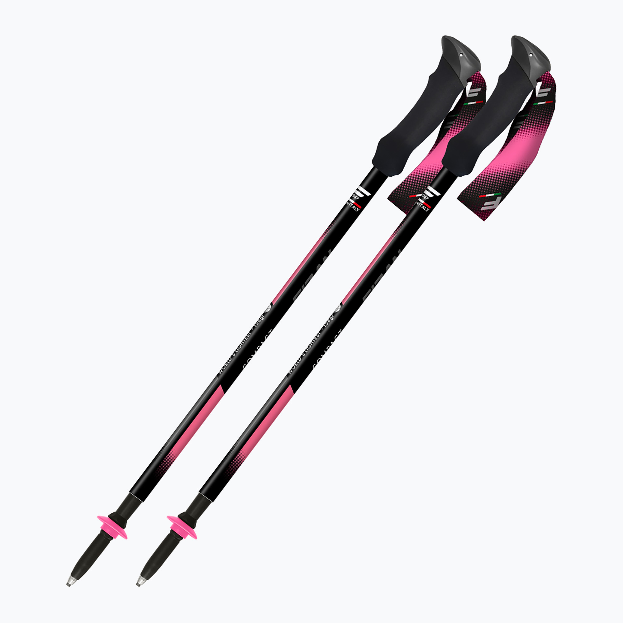 Kije trekkingowe Fizan Compact Tech pink 