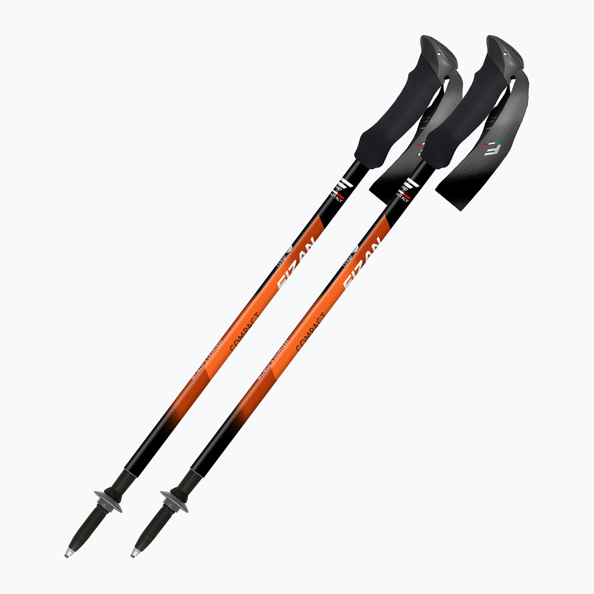 Kije trekkingowe Fizan Compact orange 
