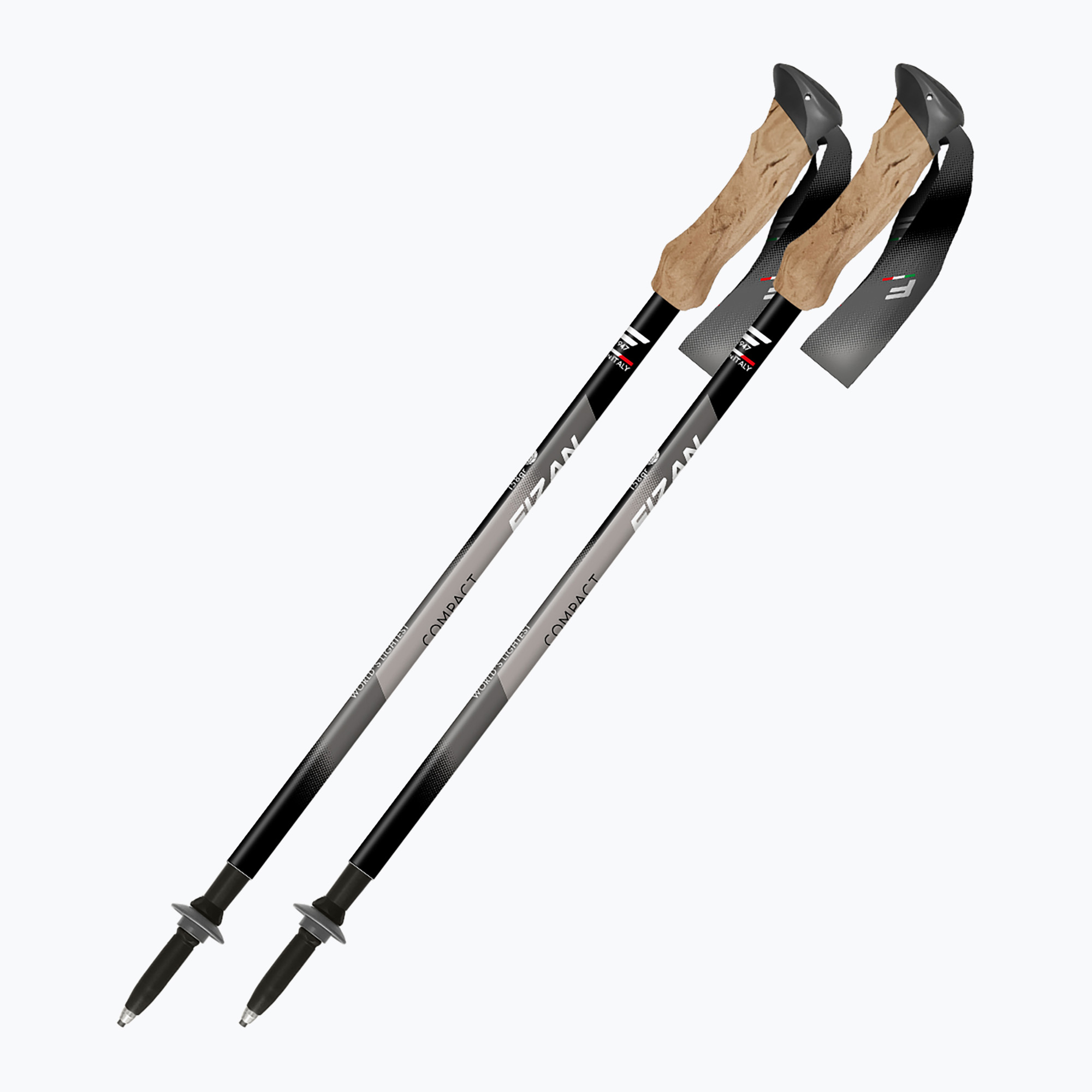 Kije trekkingowe Fizan Compact grey 