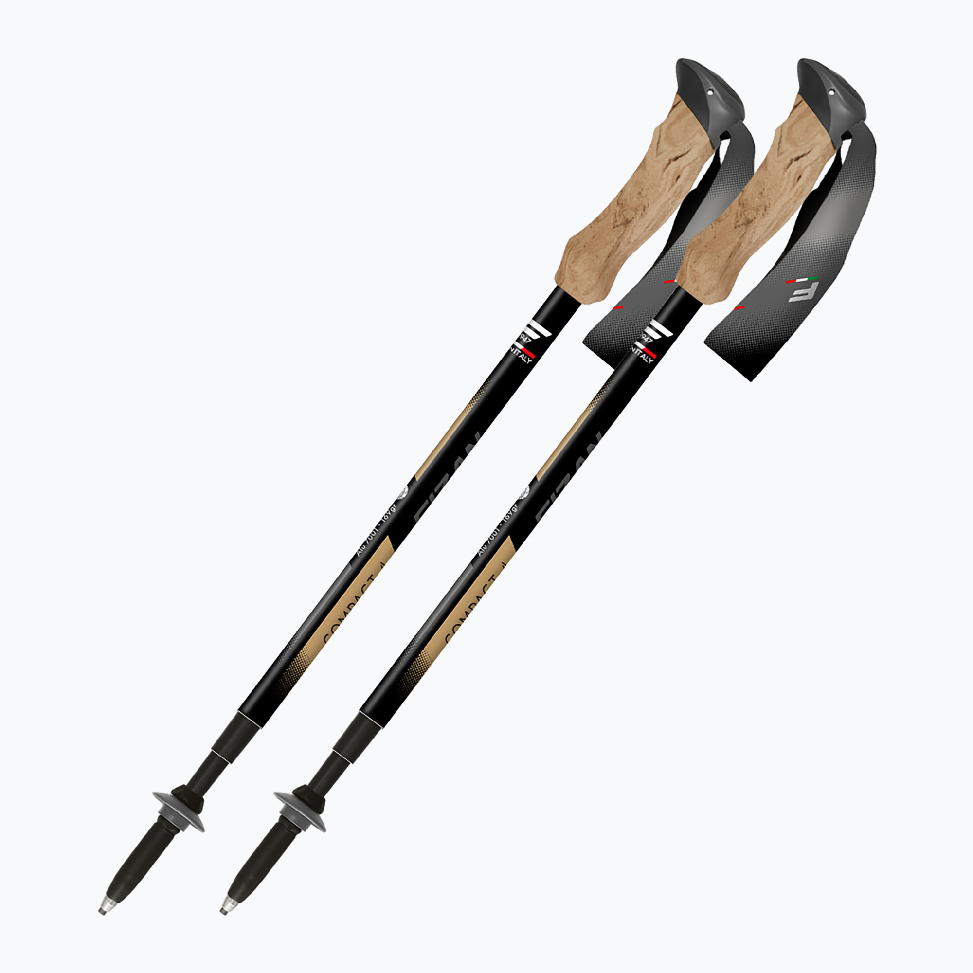 Kije trekkingowe Fizan Compact Tech 4 beige 