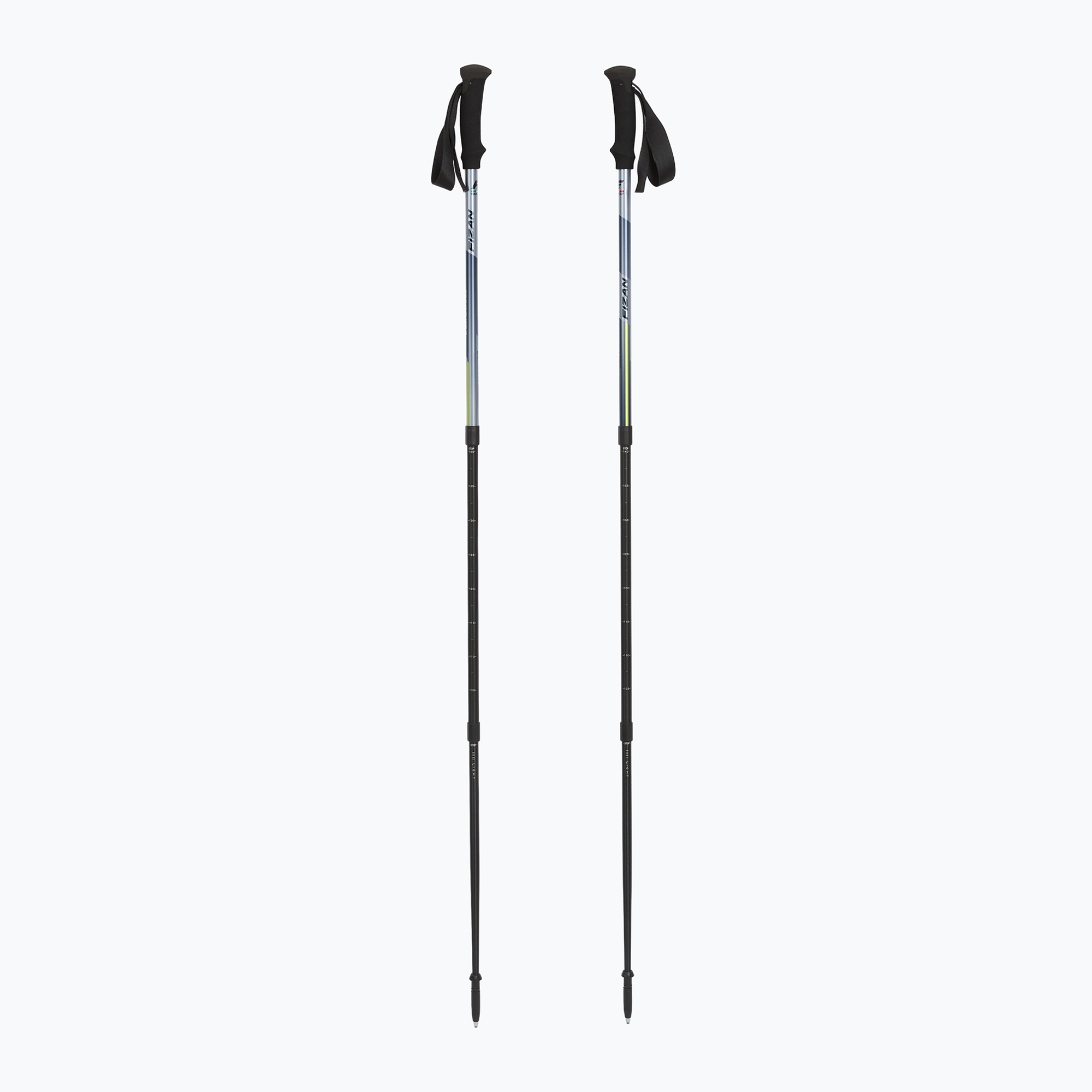 Kije trekkingowe Fizan Trek Pro grey/yellow