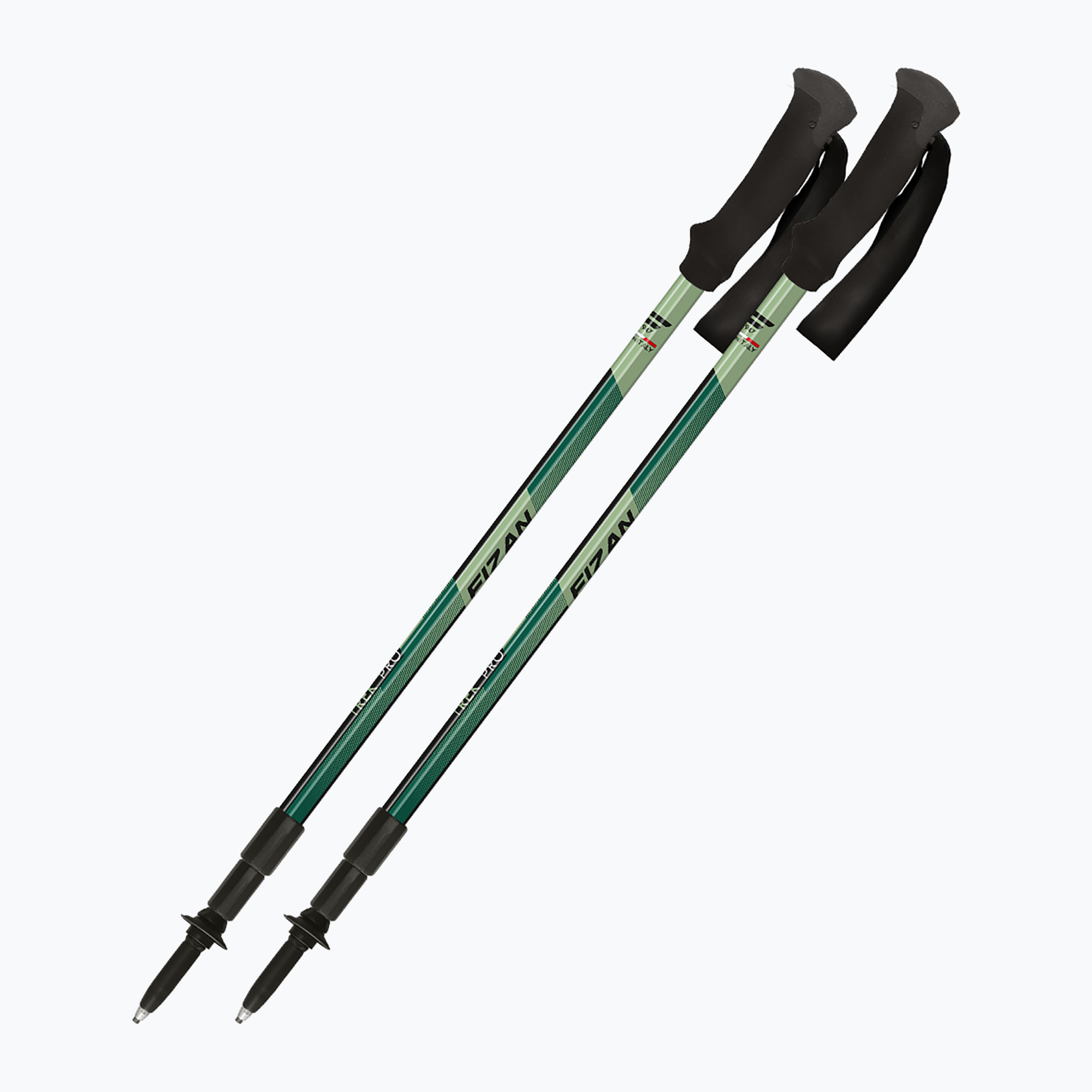 Kije trekkingowe Fizan Trek Pro dark green 
