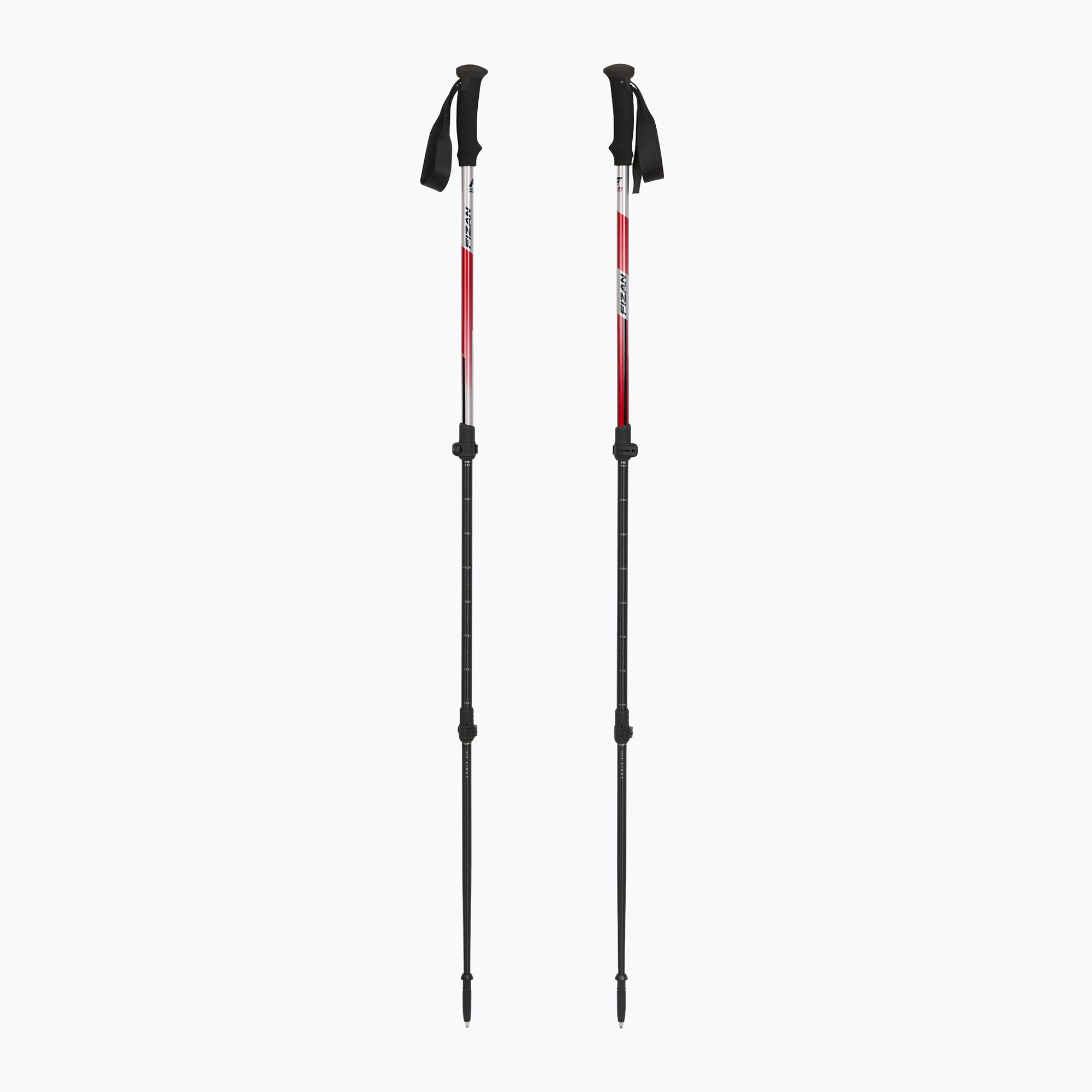 Kije trekkingowe Fizan Trek Pro L dark red 