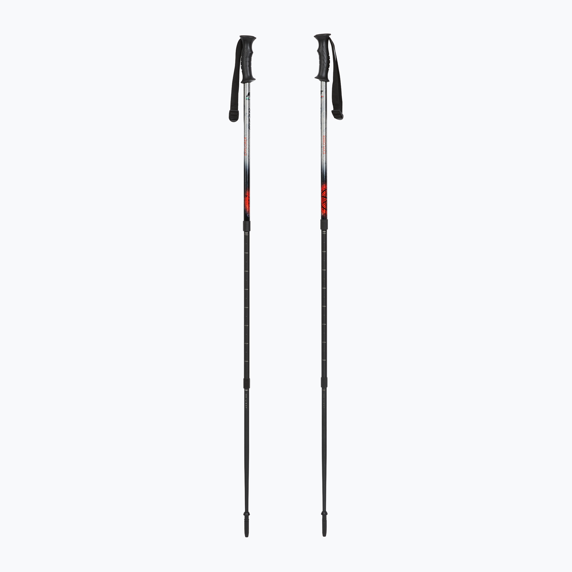 Kije trekkingowe Fizan Explorer beige/red
