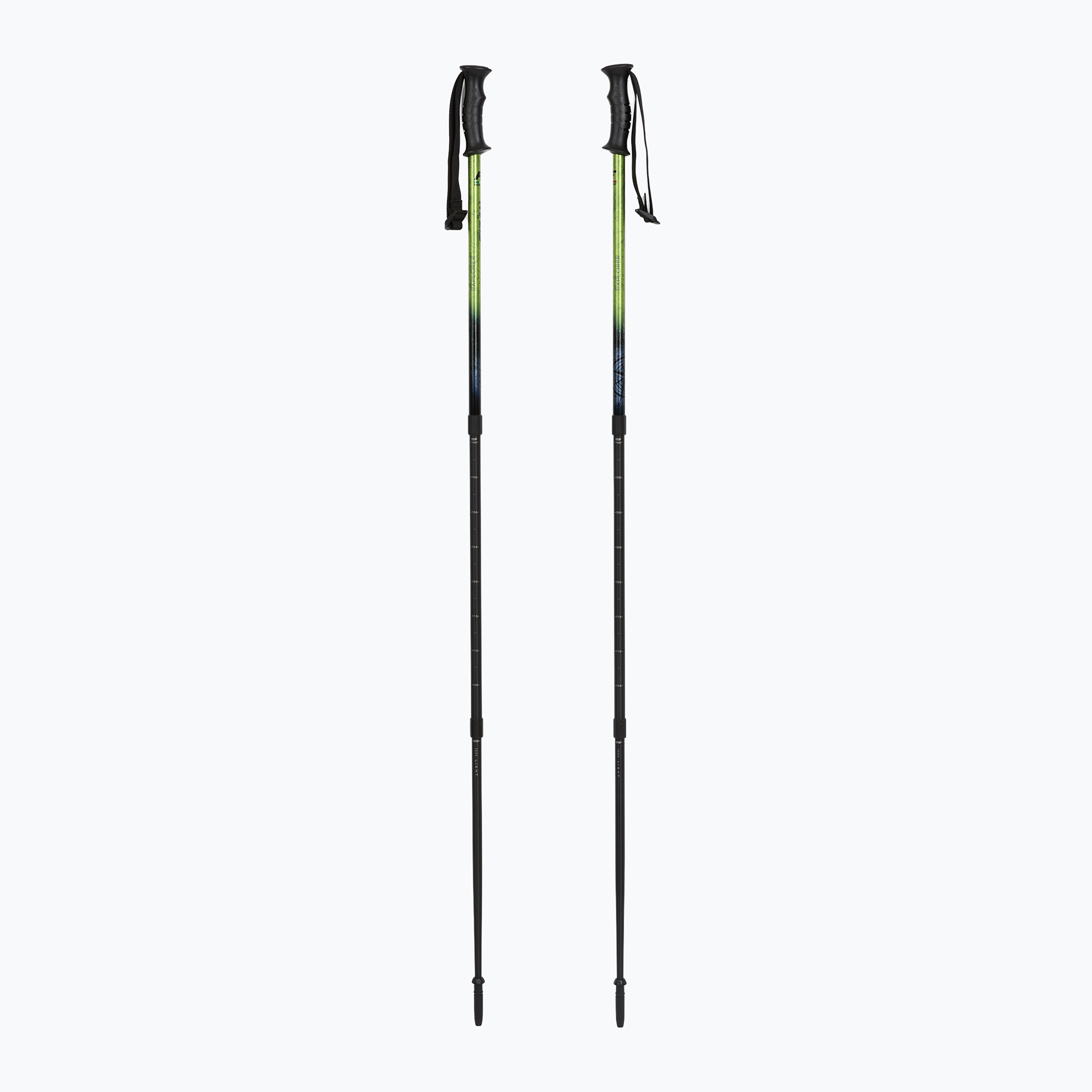 Kije trekkingowe Fizan Explorer lime/grey