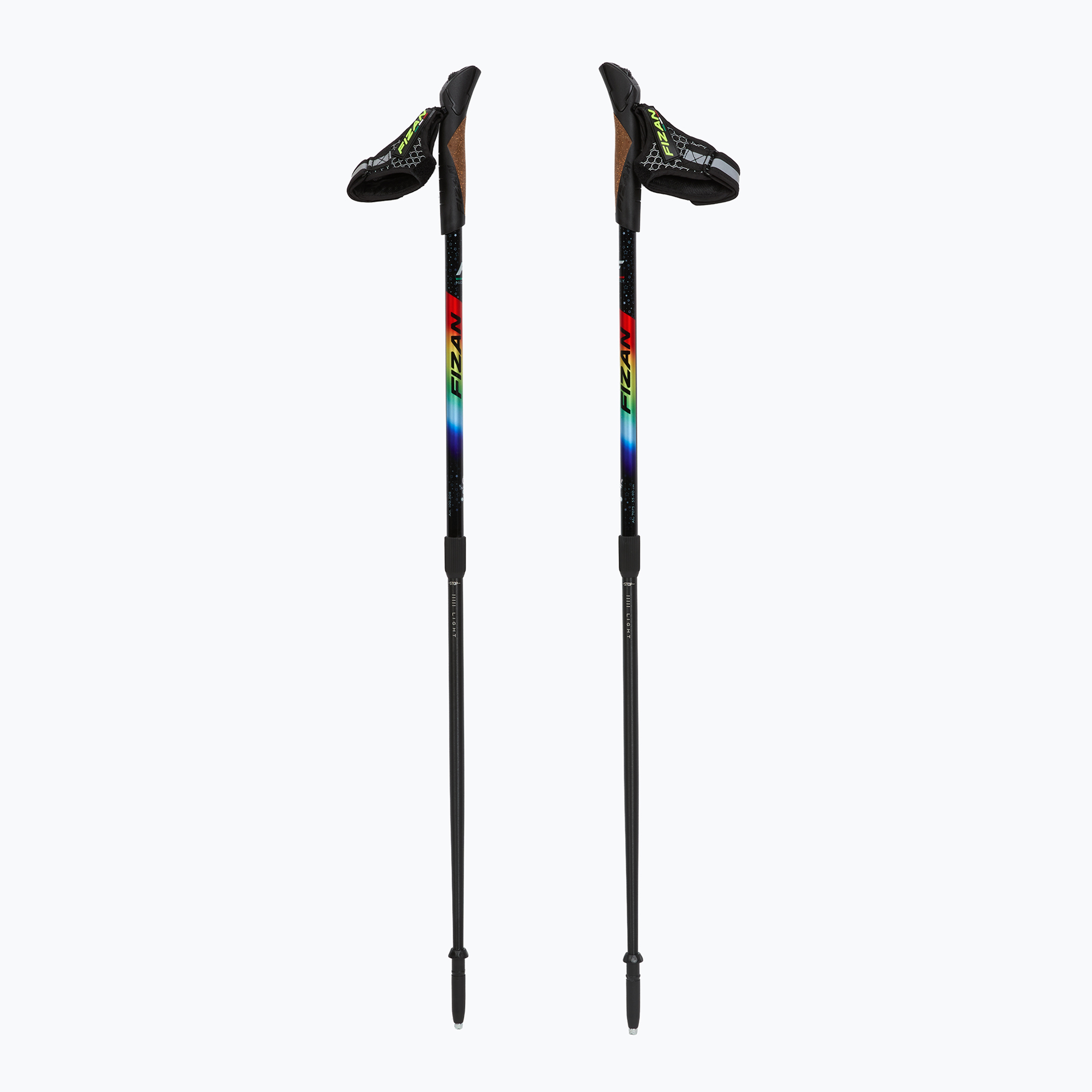 Kije nordic walking Fizan Speed Junior rainbow