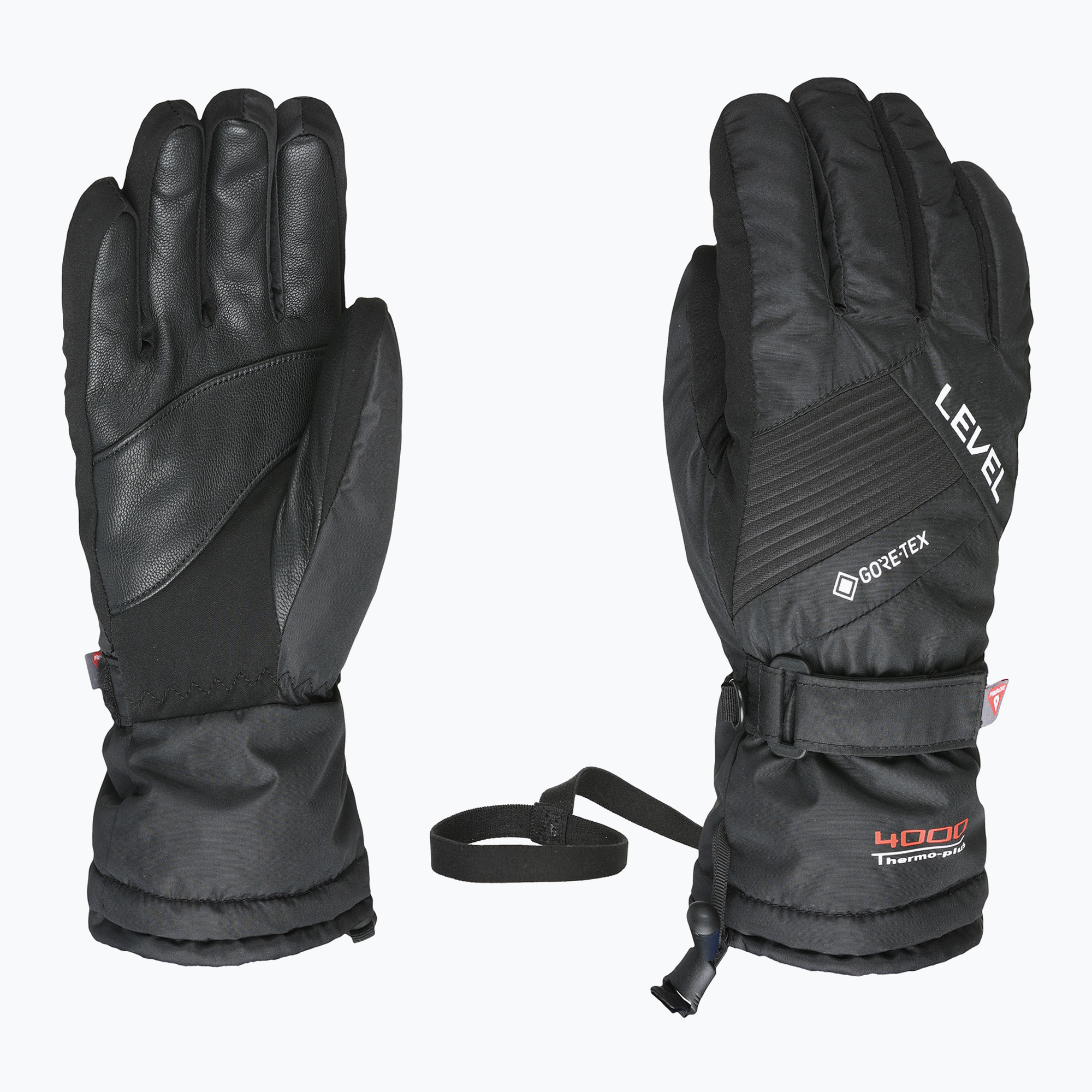 Детски скиорски ръкавици Level Warmster Jr Gore-Tex black