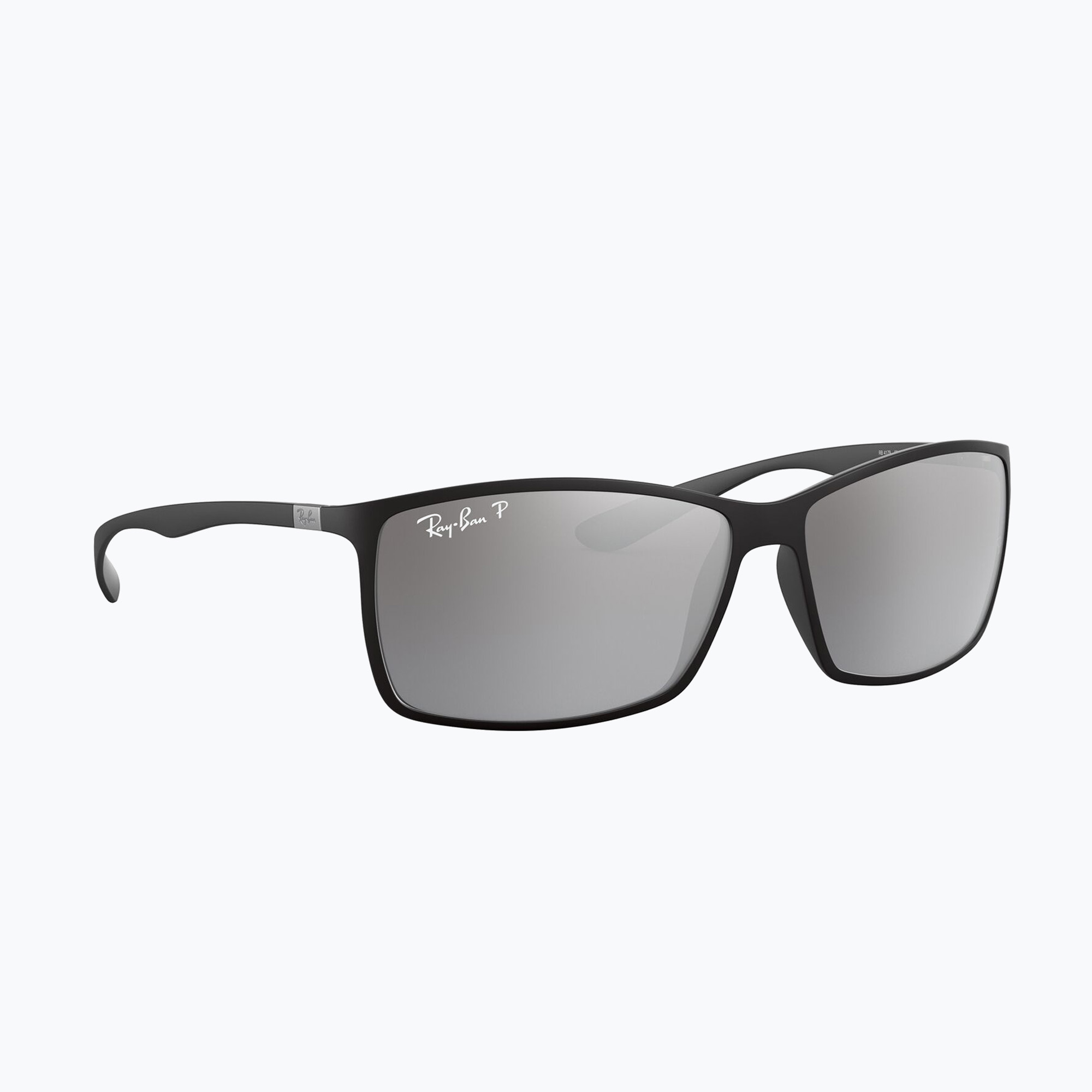 Okulary przeciwsłoneczne Ray-Ban RB4179 Liteforce matt black/silver polarized 