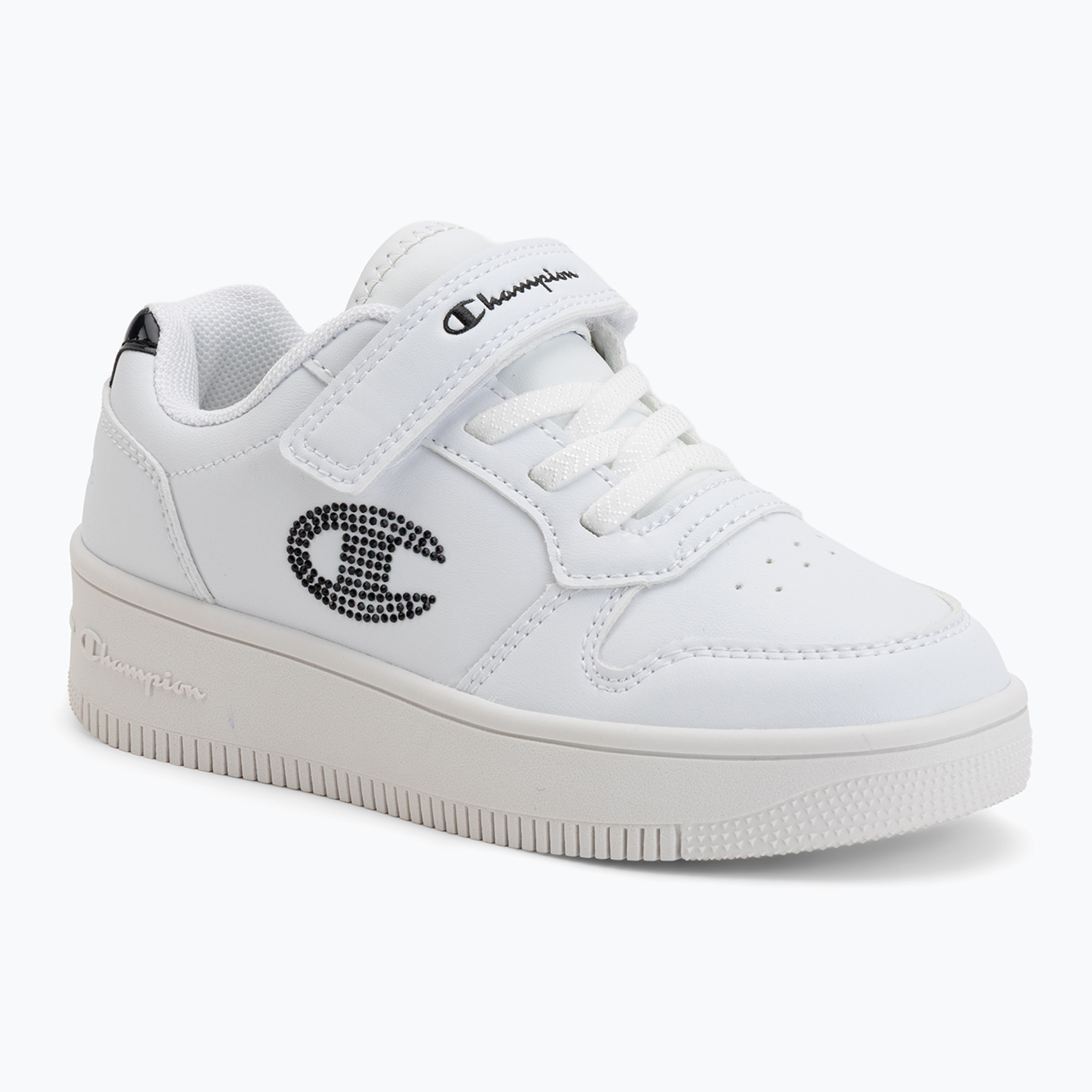 Детски обувки Champion RD18 Platform Glitter G PS Low Cut wht/nbk