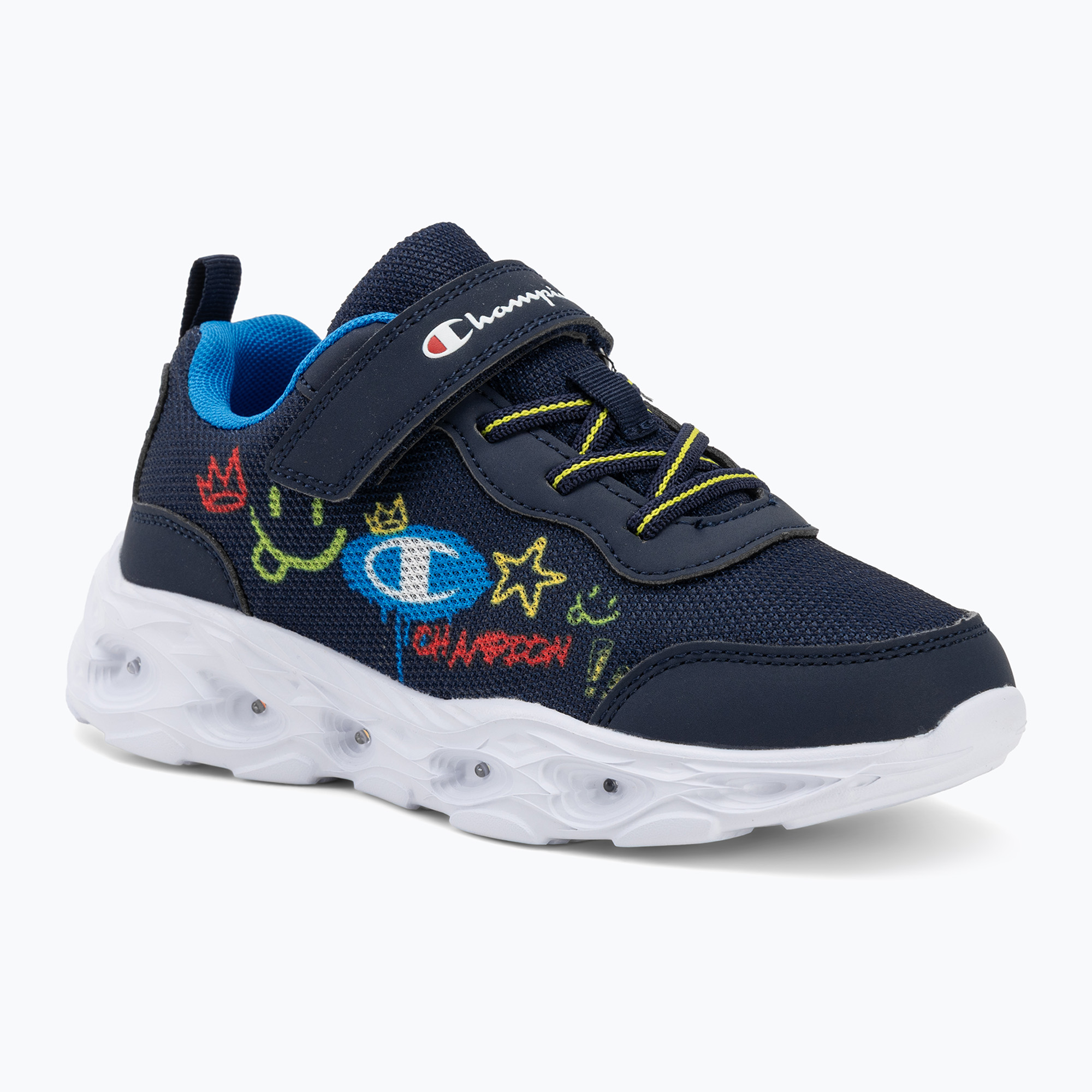 Încălțăminte pentru copii Champion Funfair Print B PS Low Cut new navy/bright atomic teal
