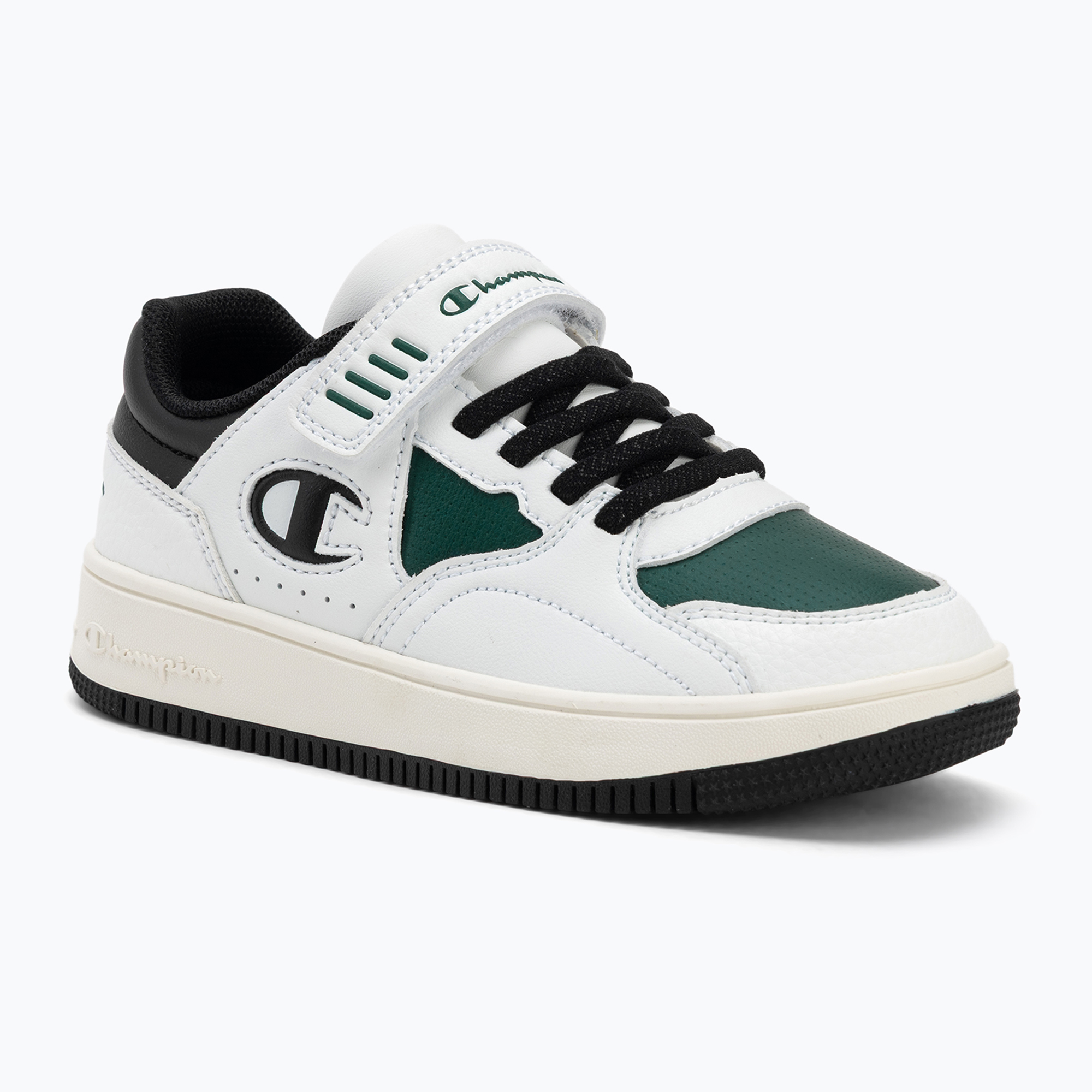 Încălțăminte pentru copii Champion RD25 Low B PS Low Cut white/highlighter greenblack
