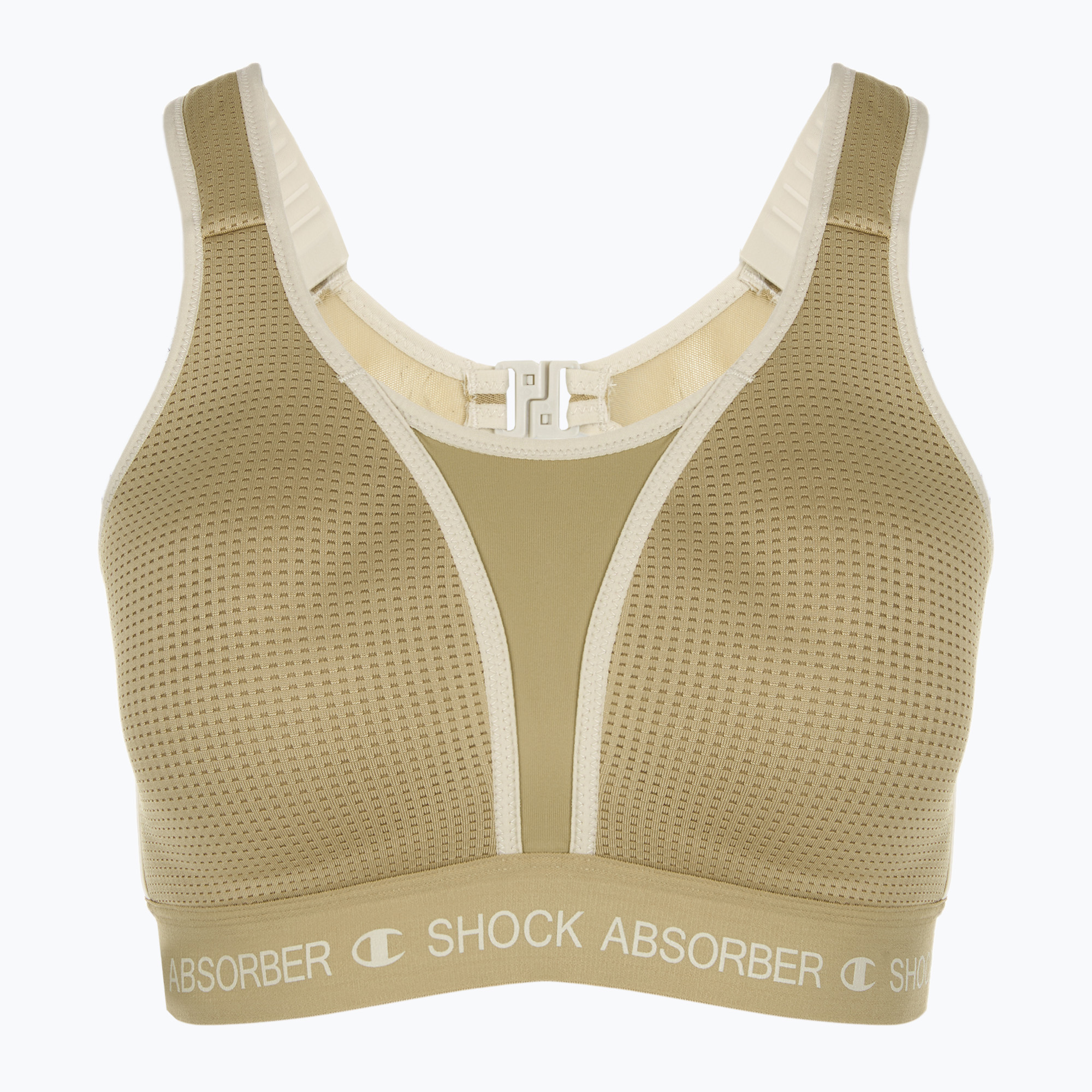 Biustonosz treningowy Shock Absorber Ultimate Run Bra Padded cream 