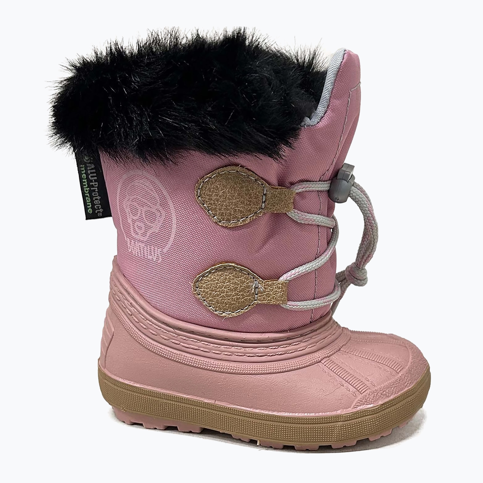 Śniegowce dziecięce BOATILUS Nippy 02 Sint. Leather pink 