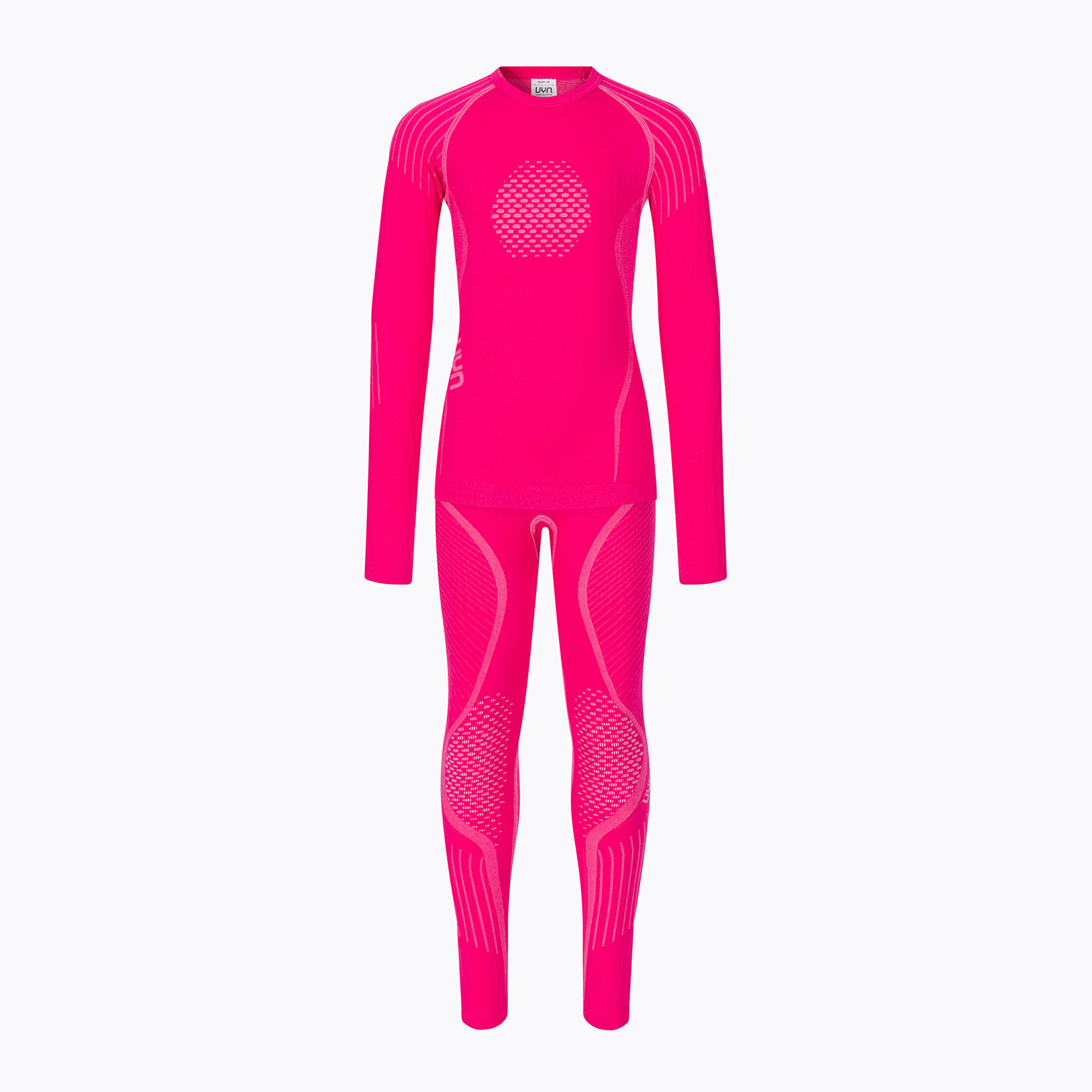 Children's thermal underwear UYN Visyon UW Set sweet pink (126-137 cm (8/9))