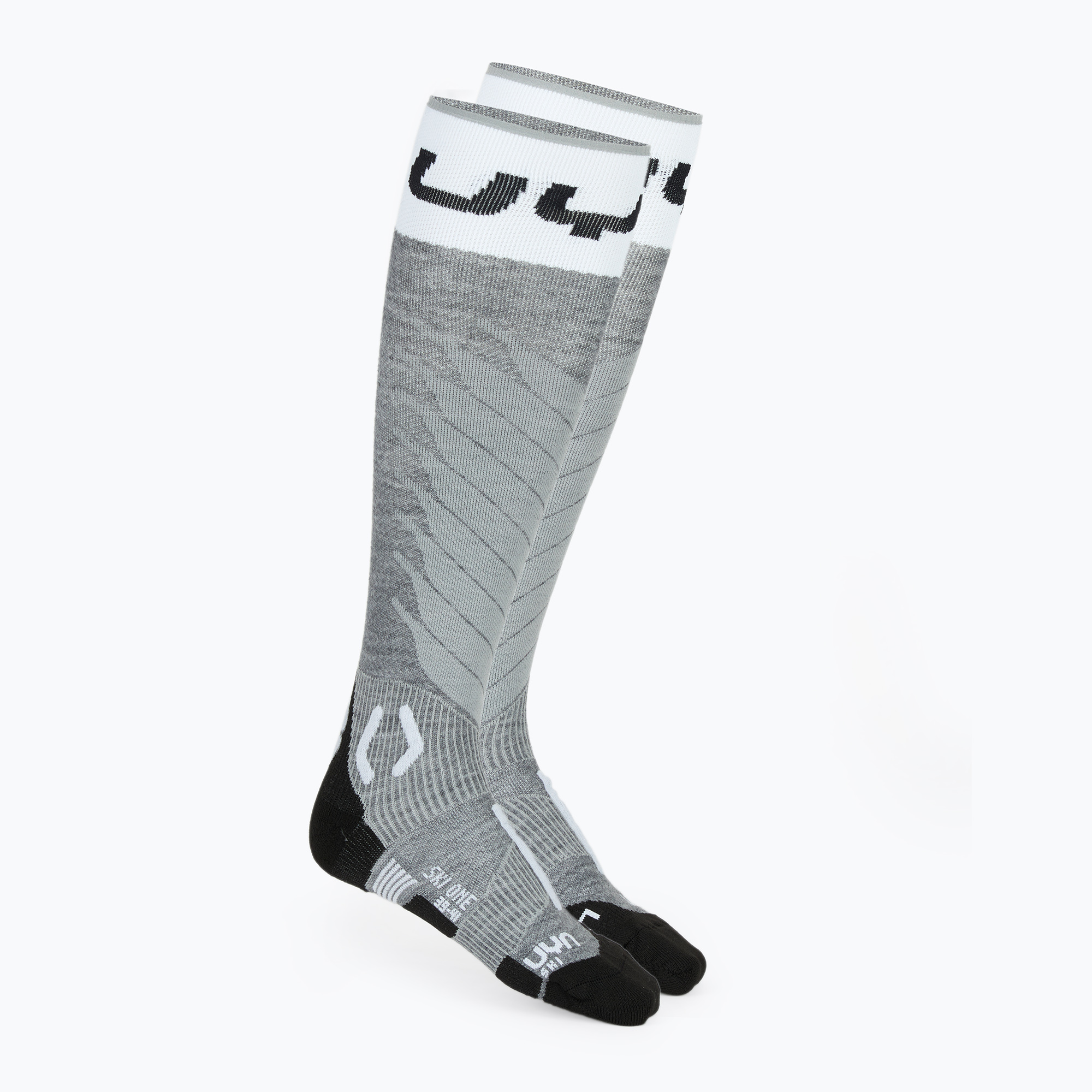 Skarpety narciarskie męskie UYN Ski One Merino grey melange/white | WYSYŁKA W 24H | 30 DNI NA ZWROT