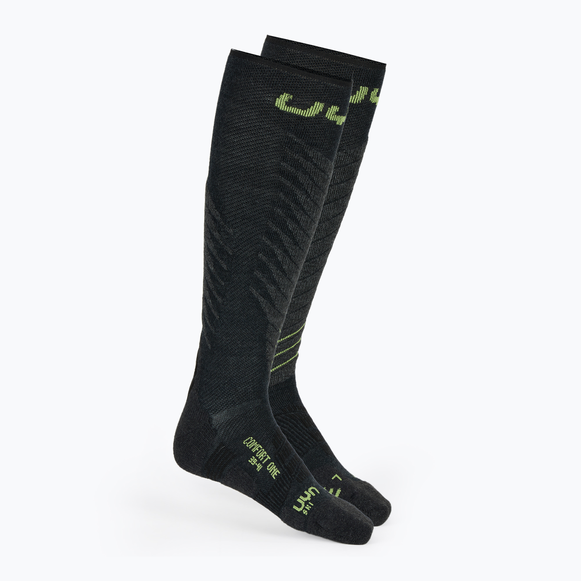 Мъжки скиорски чорапи UYN Ski One Comfort Fit anthracite/lime
