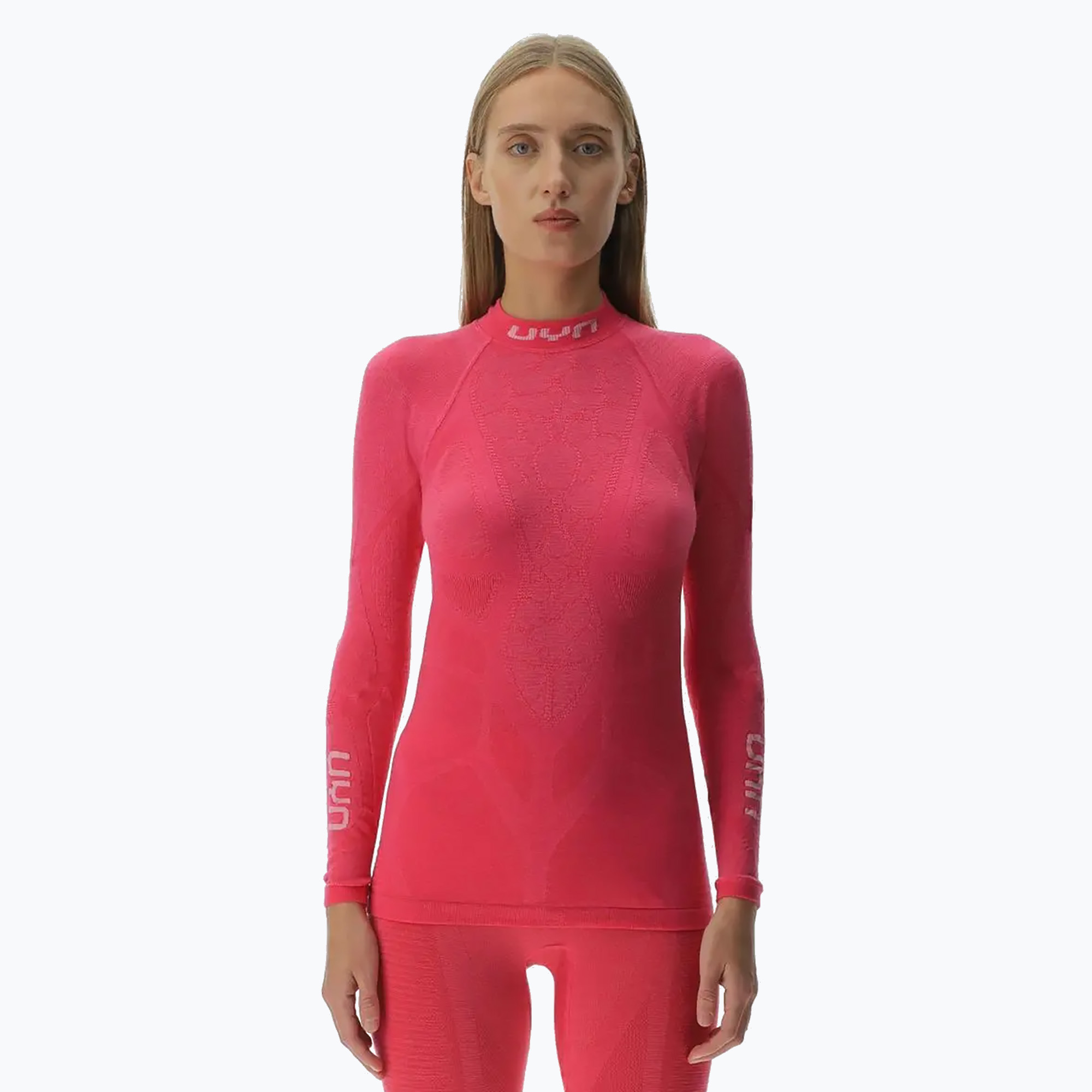 Дамска термо блуза с дълъг ръкав UYN Elevation Biomorph LS Turtle Neck pink yarrow