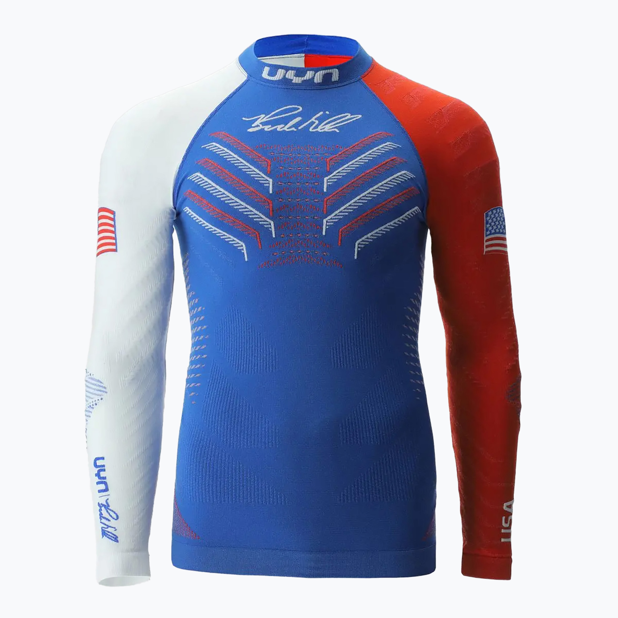 Мъжка термо блуза с дълъг ръкав UYN Natyon 3.0 USA Bode Miller LS Turtle Neck usa