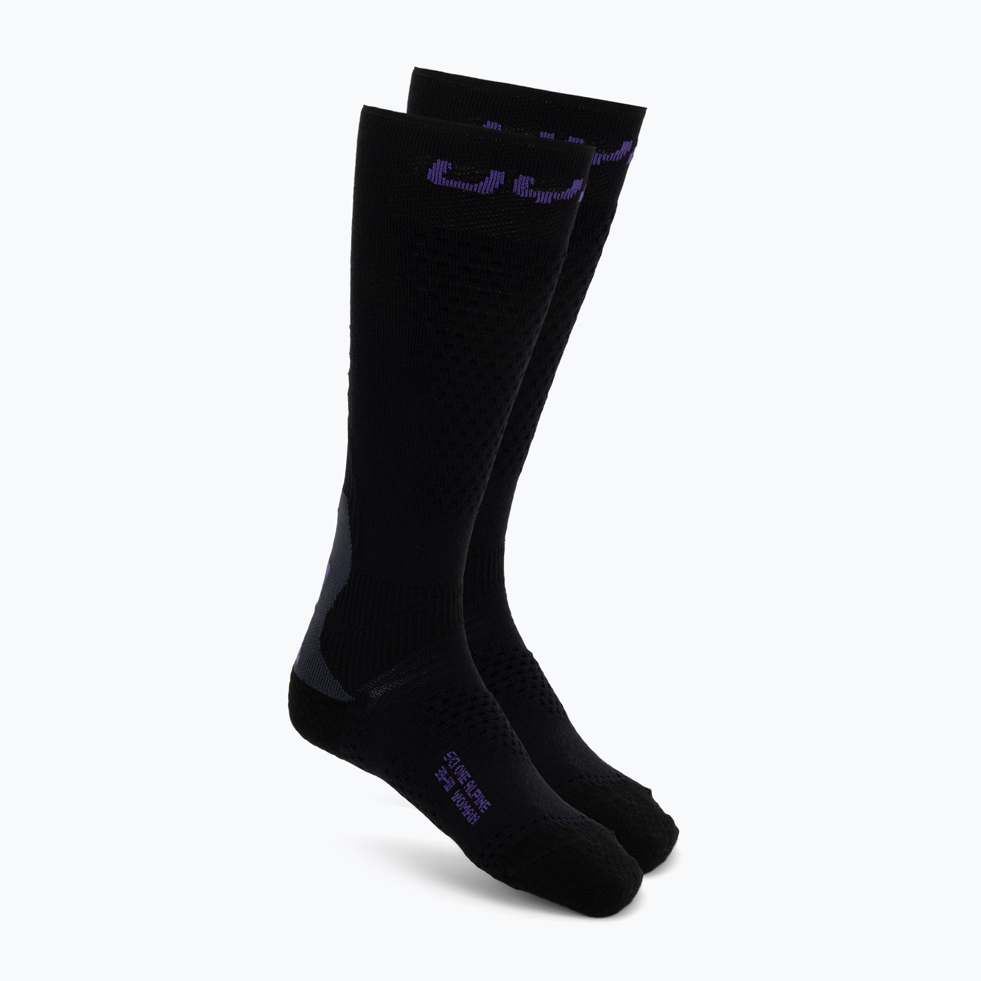 Дамски скоирски чорапи  UYN Ski One Alpine Merino Socks black/violet