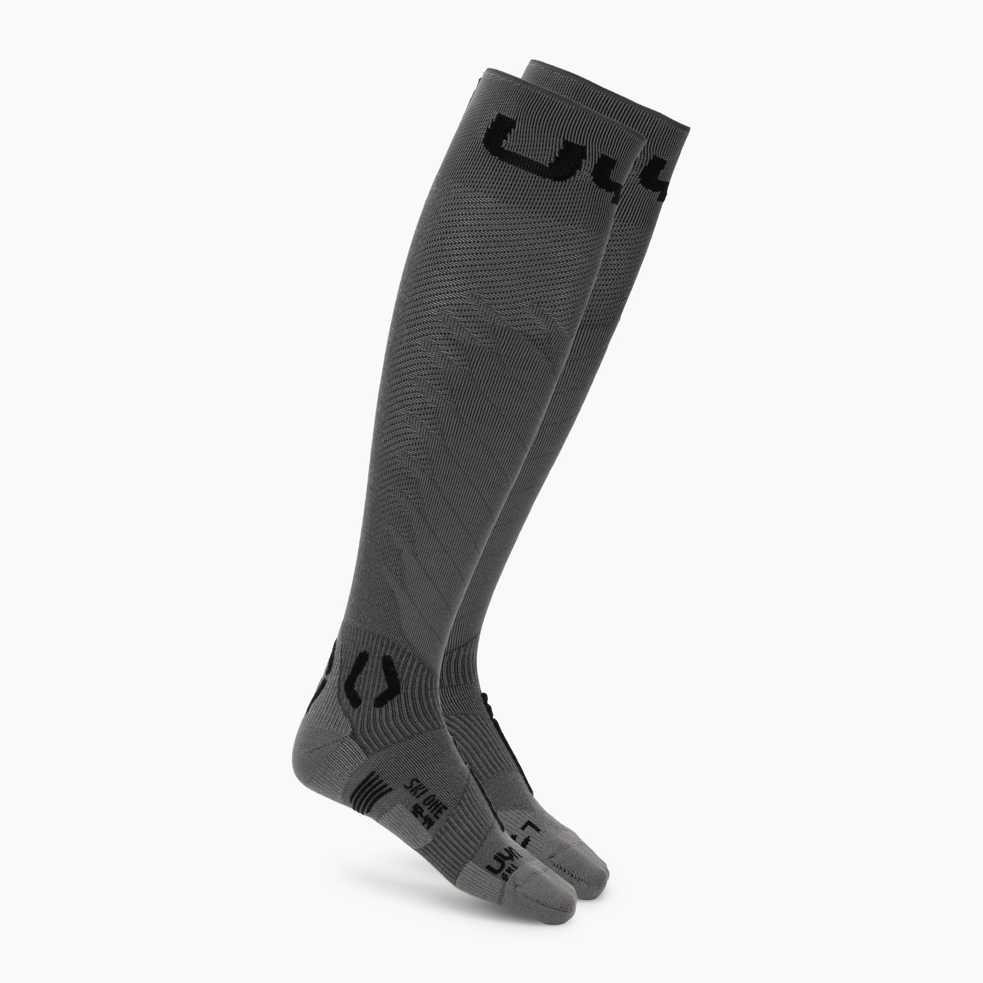 Мъжки скиорски чорапи Uyn Ski One Merino Socks grey/black
