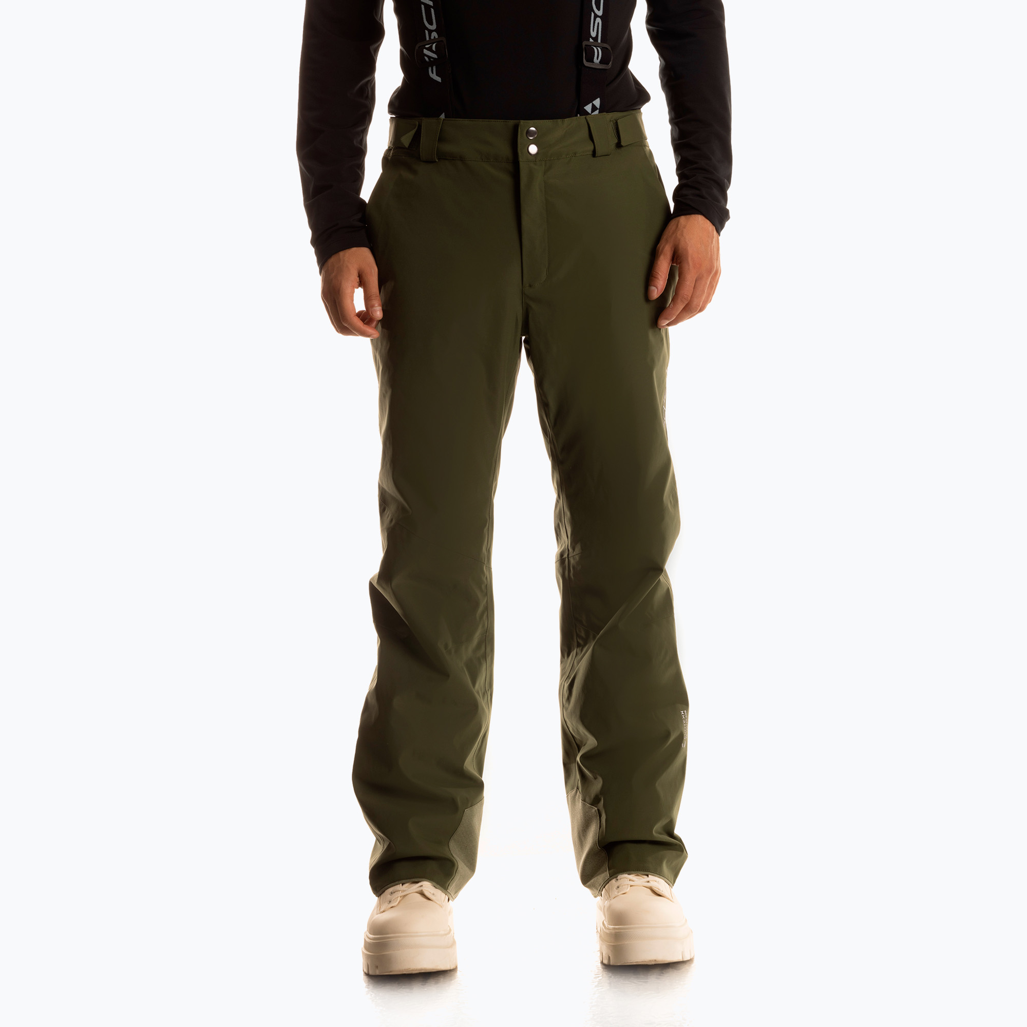 Pantaloni da sci da uomo Fischer Premier rifle verde (S) (Premier AFMFR16006)