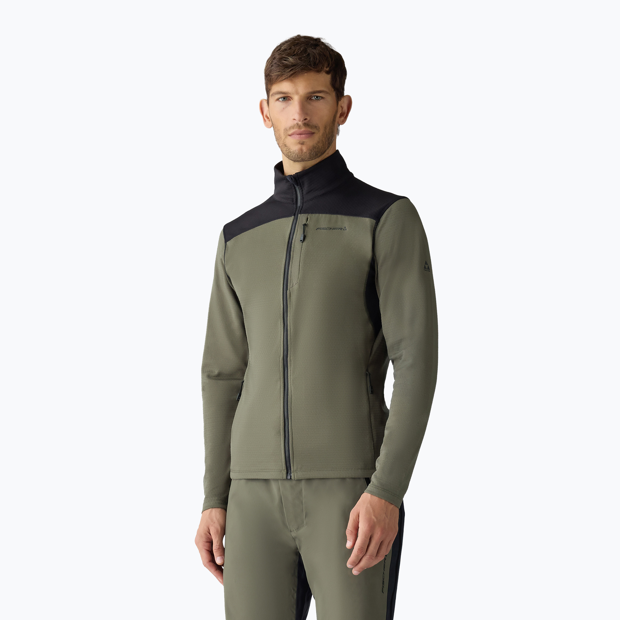Мъжки суитшърт Fischer Flex Jacket olive green
