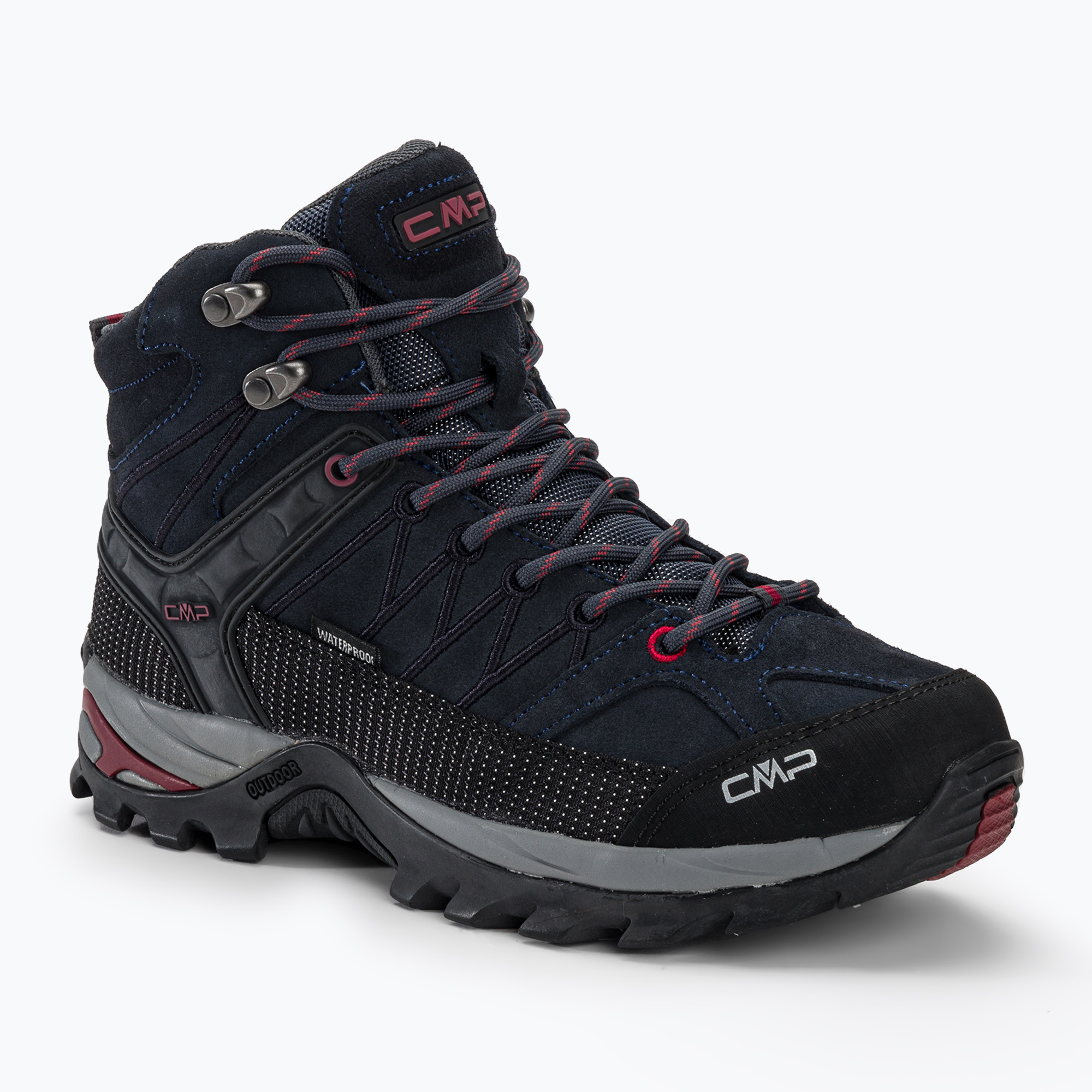 Buty trekkingowe męskie CMP Rigel Mid Wp asphalt/syrah 