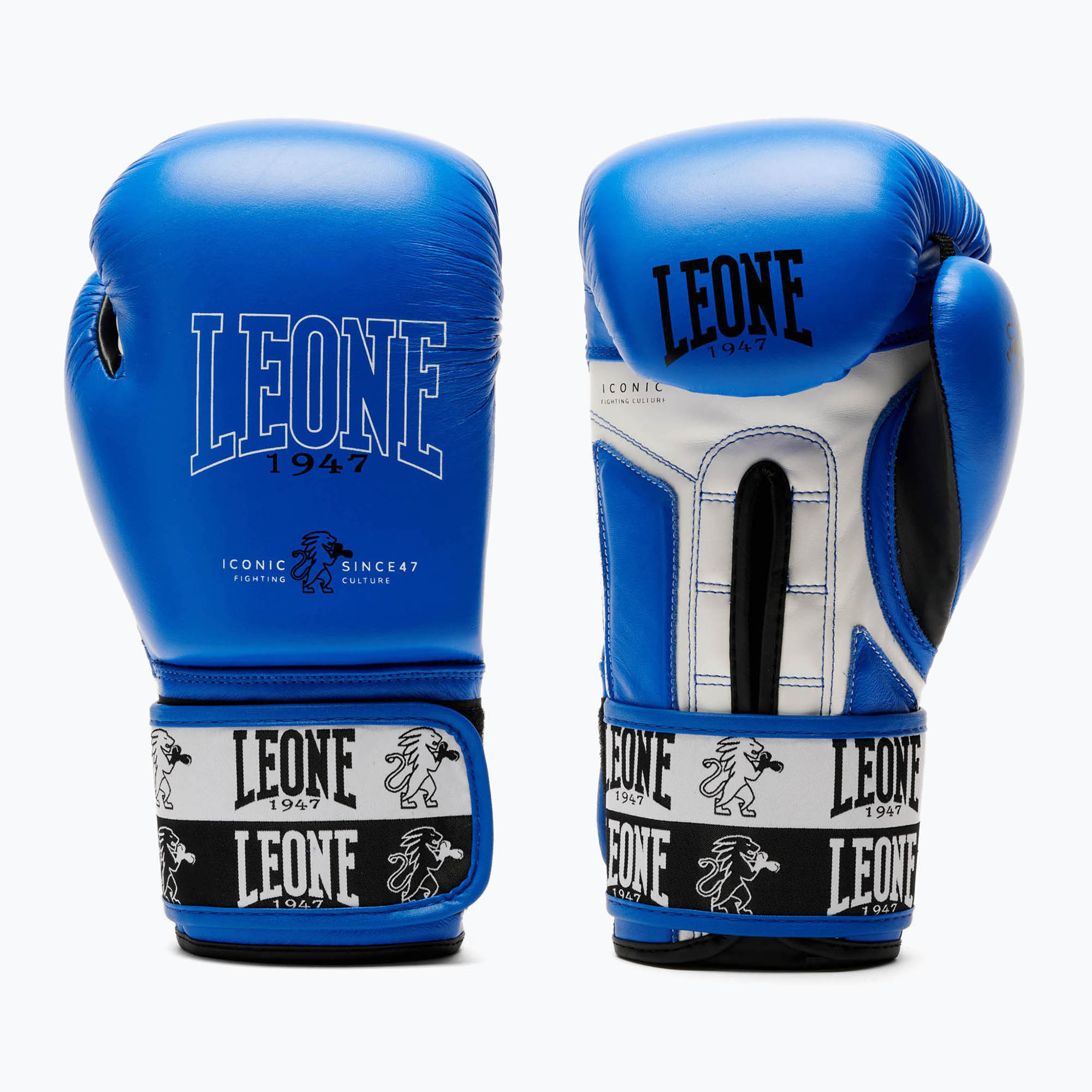 Guantoni da boxe LEONE 1947 Iconic blue (10 oz) (Iconic GN208)