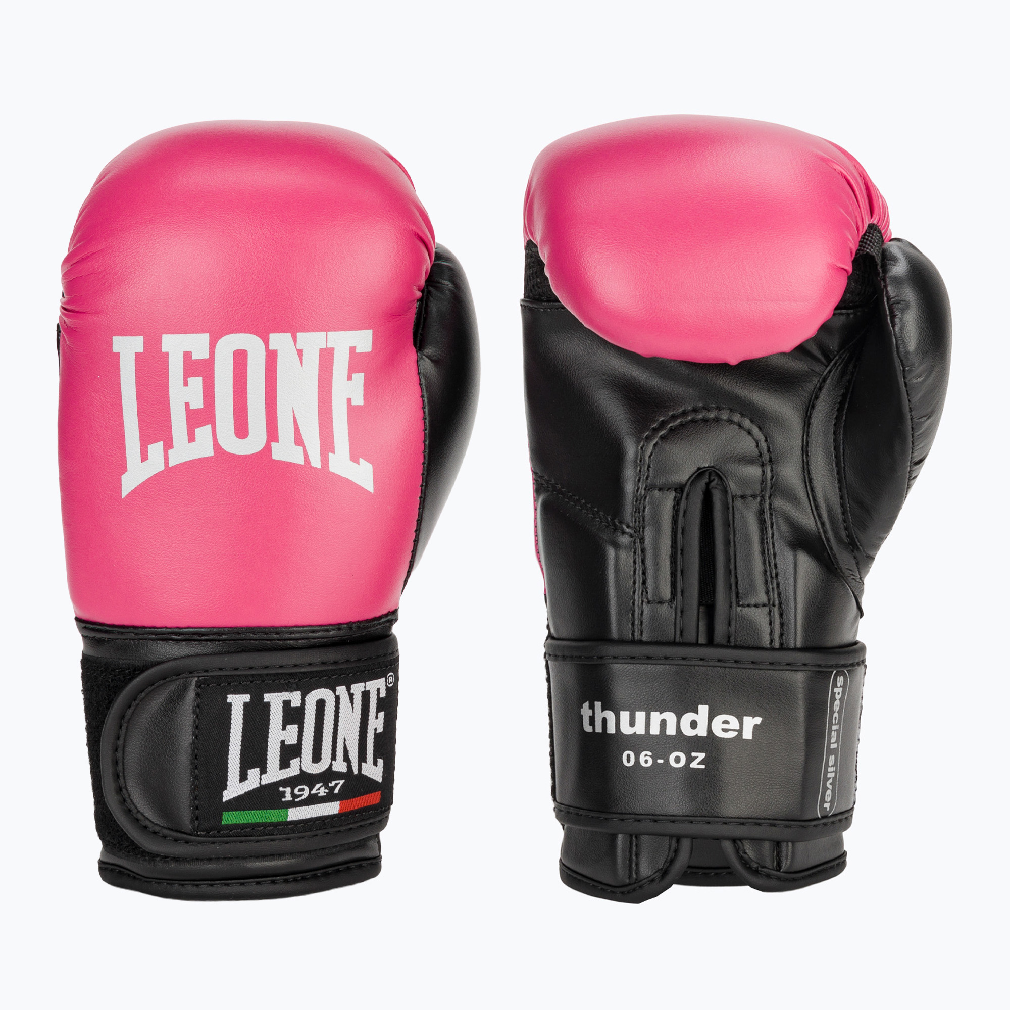 Детски боксьорски ръкавици LEONE 1947 Thunder Jr fuchsia