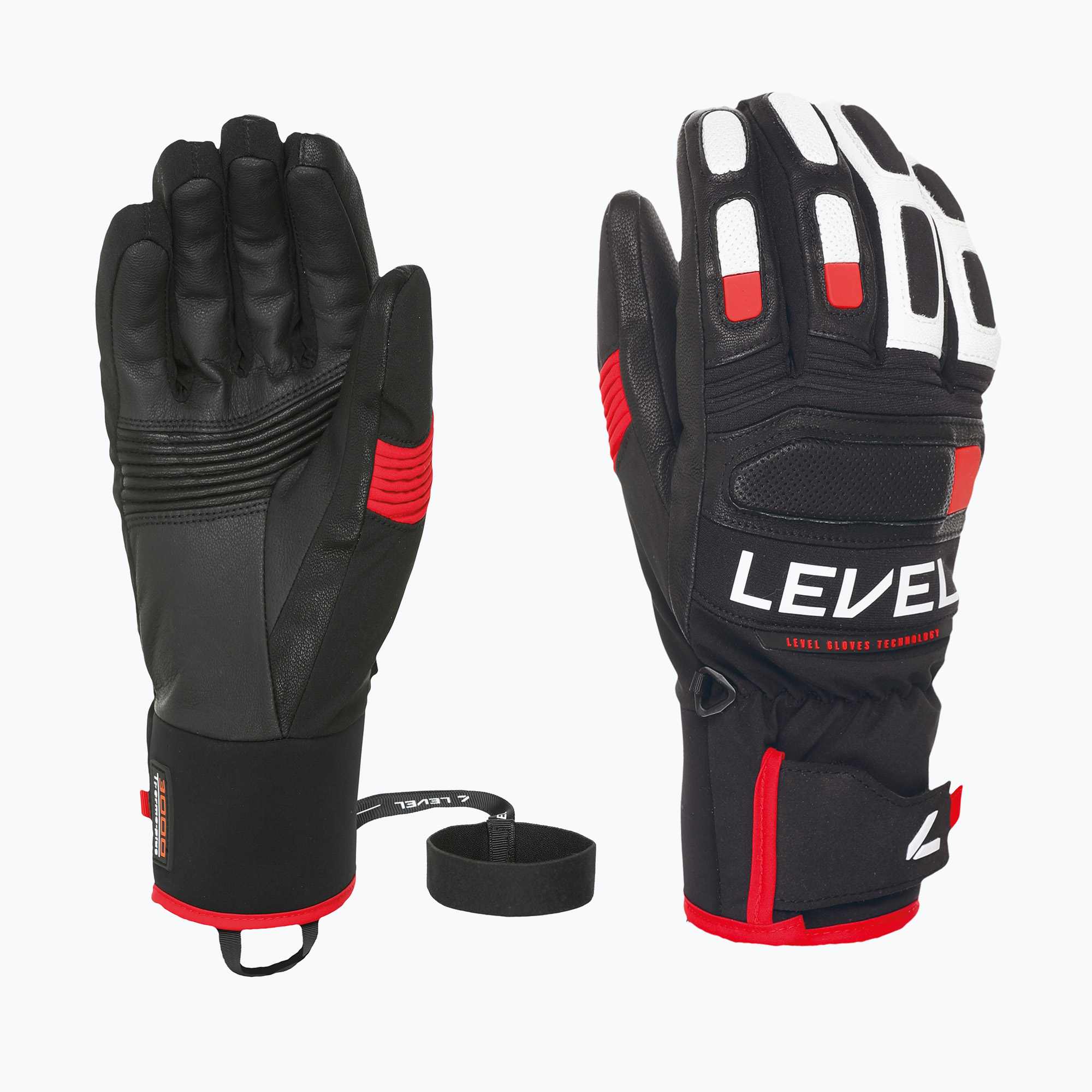 Herren-Skihandschuhe Level Jag red