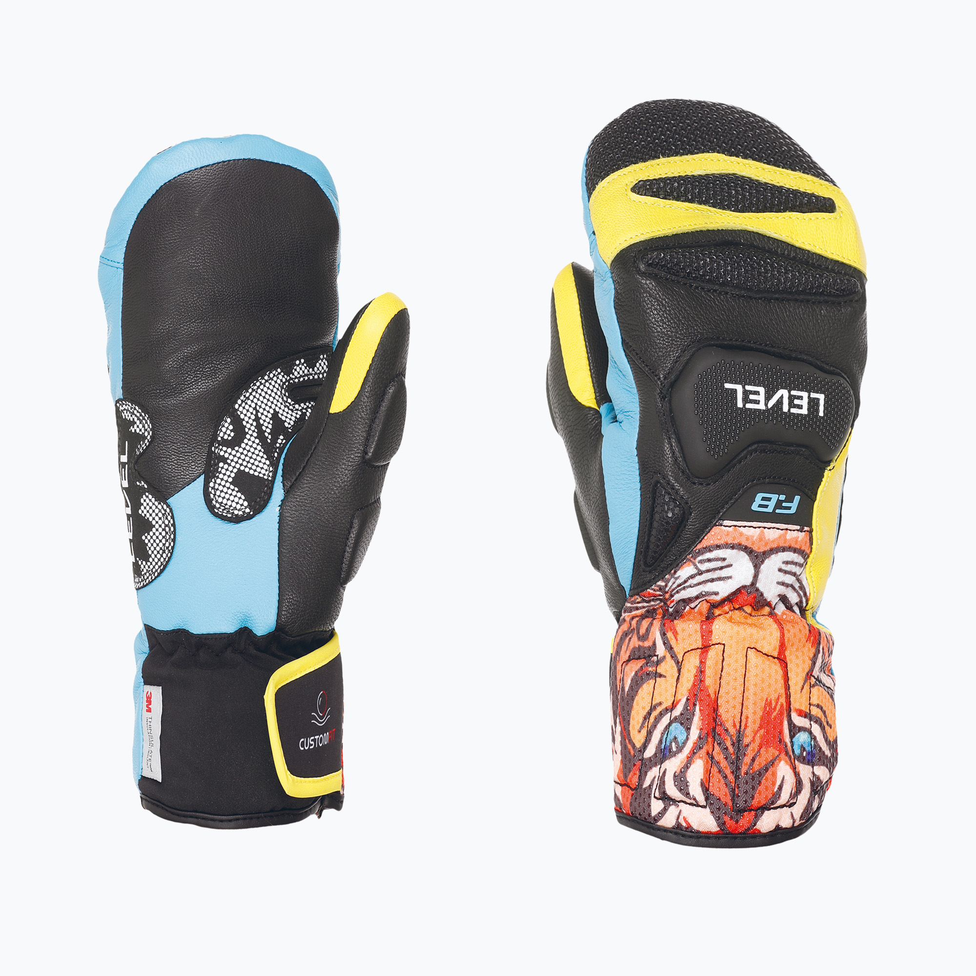 Детски скиорски ръкавици Level SQ Jr CF Mitt orange