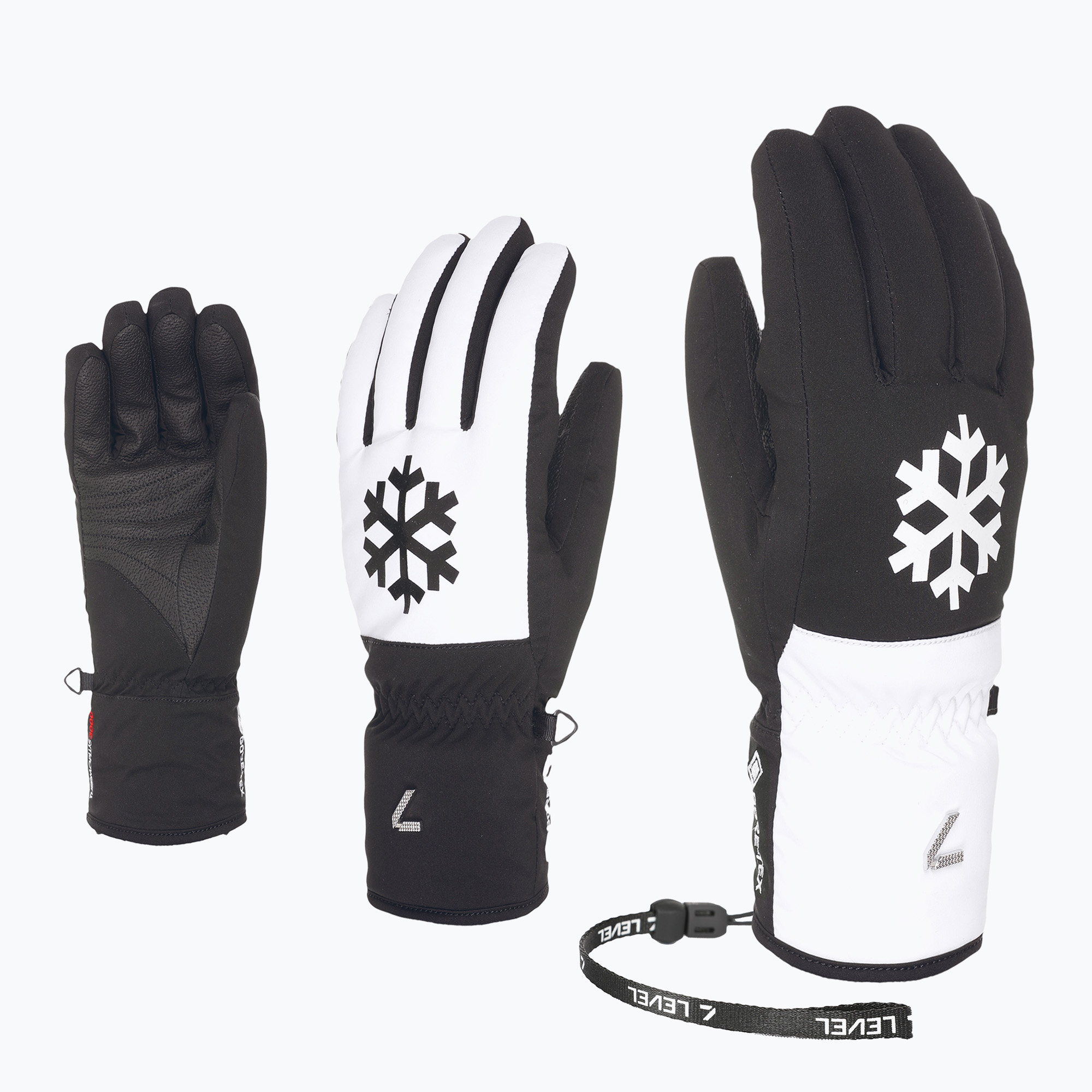 Дамски скиорски ръкавици Level Astra Gore Tex pattern