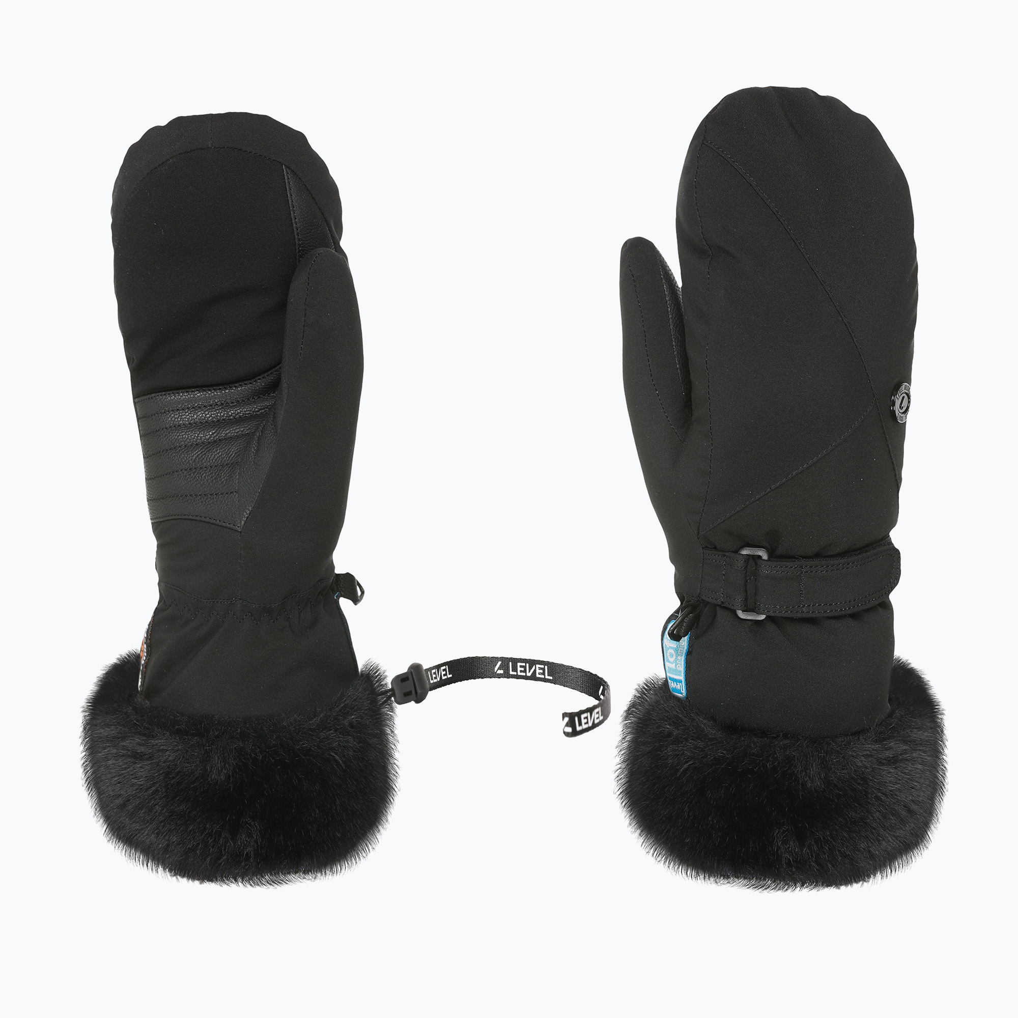 Дамски скиорски ръкавици Level Jolie Mitt pk black