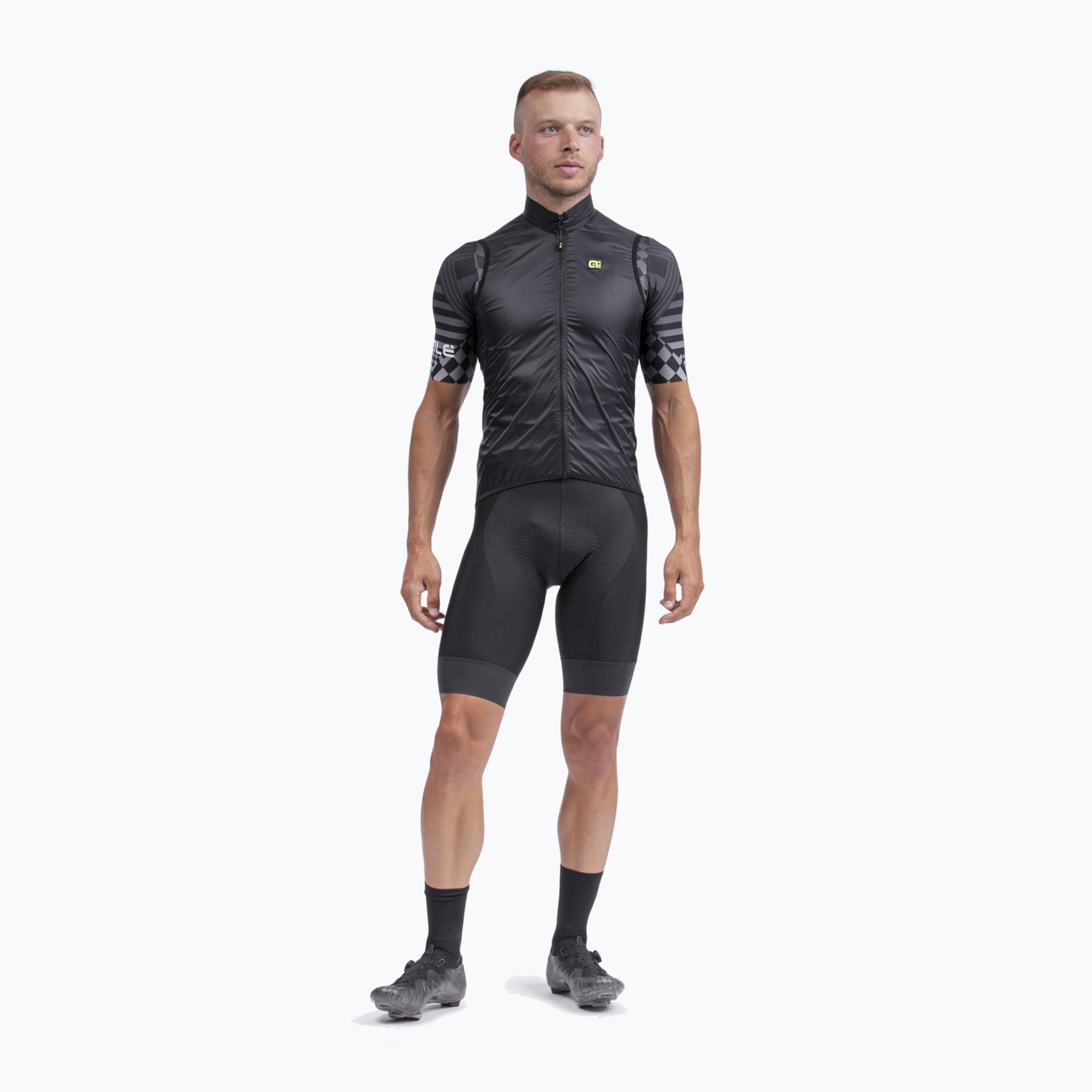 Veste de ciclism pentru bărbați Alé Gilet Vento 2.0 negru L21167401 (Vento 2.0 L21167401)