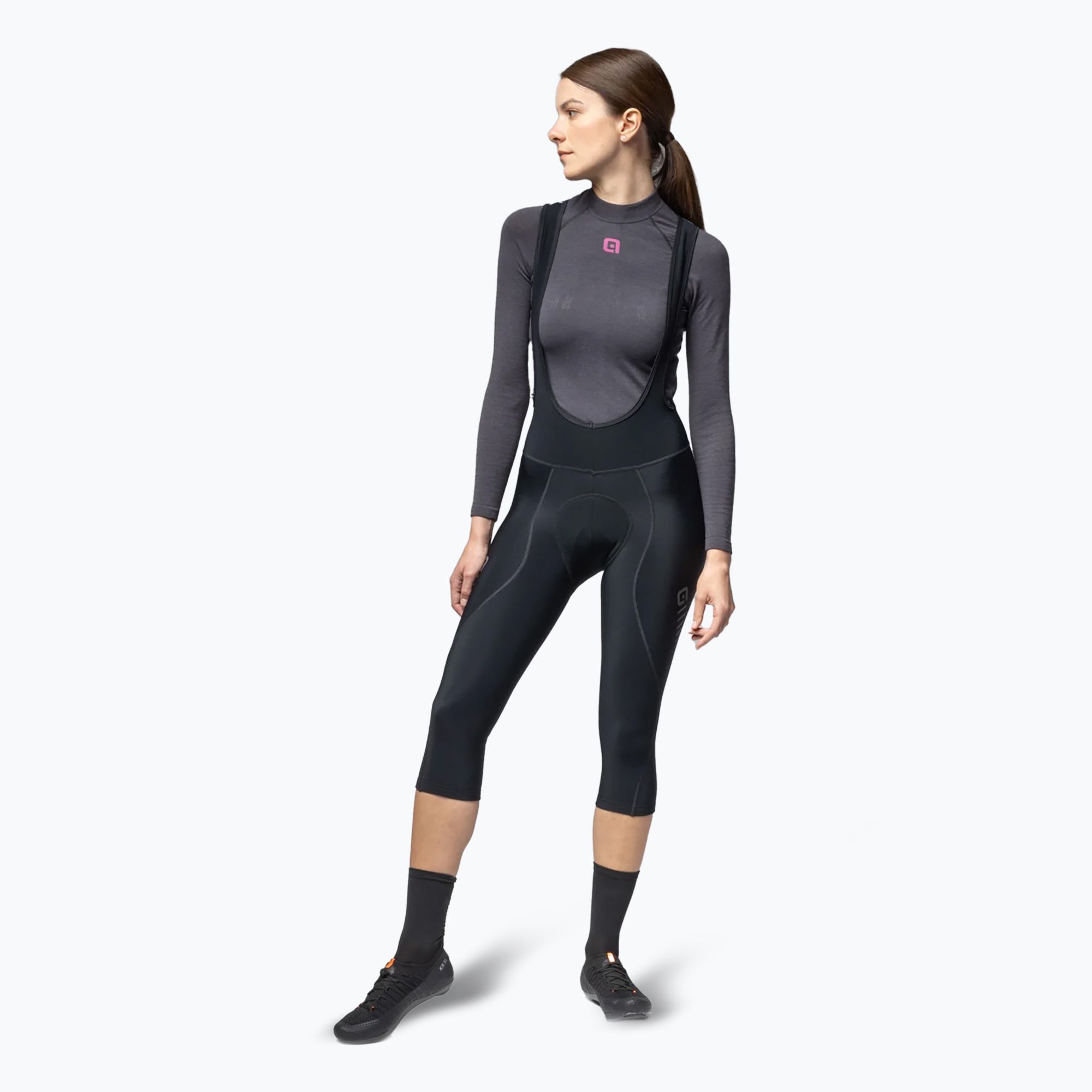 Dámske cyklistické nohavice Alé Essential Bibknickers black (Essential Bibknickers L22040401)