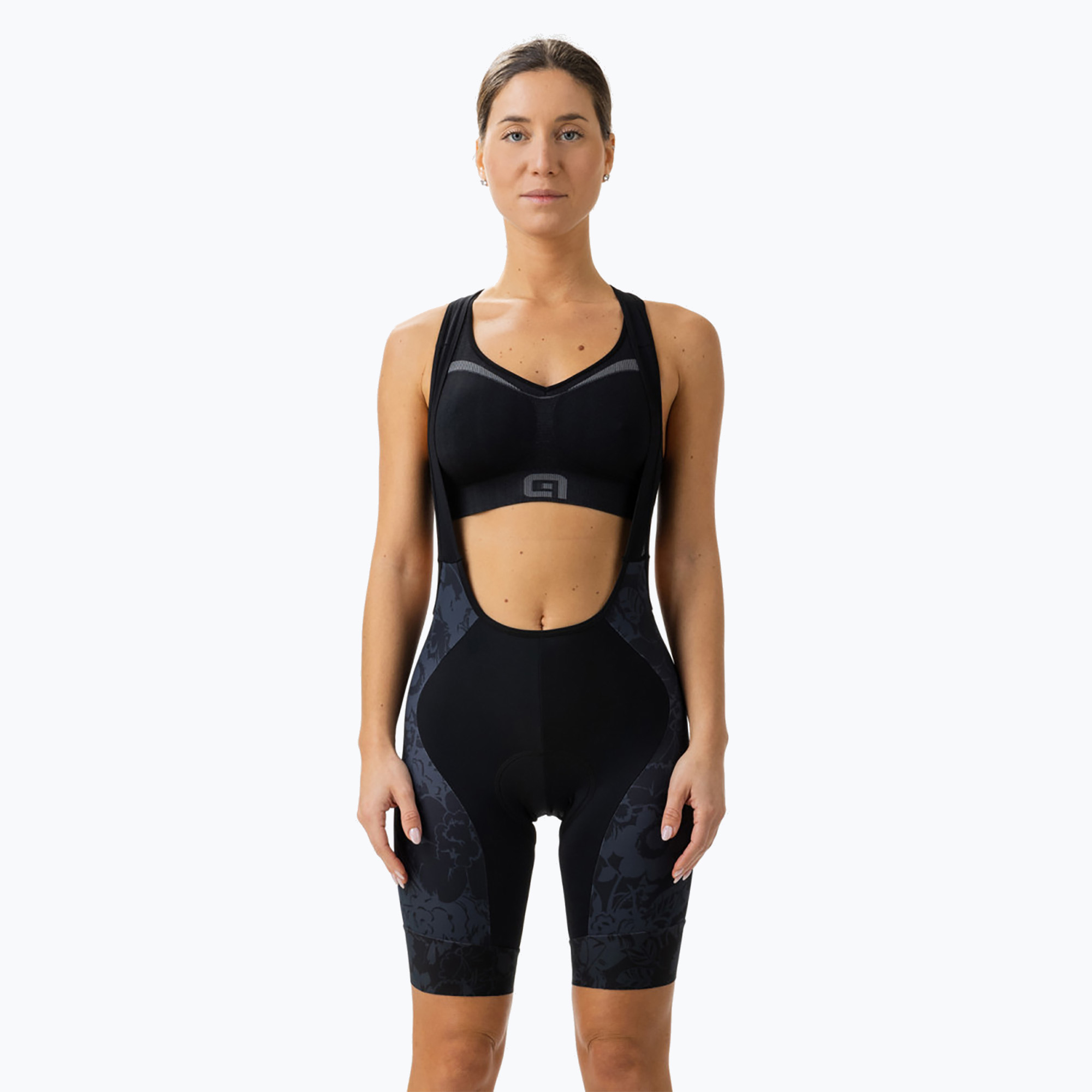Дамски шорти за колоездене Alé Nadine Bibshorts black