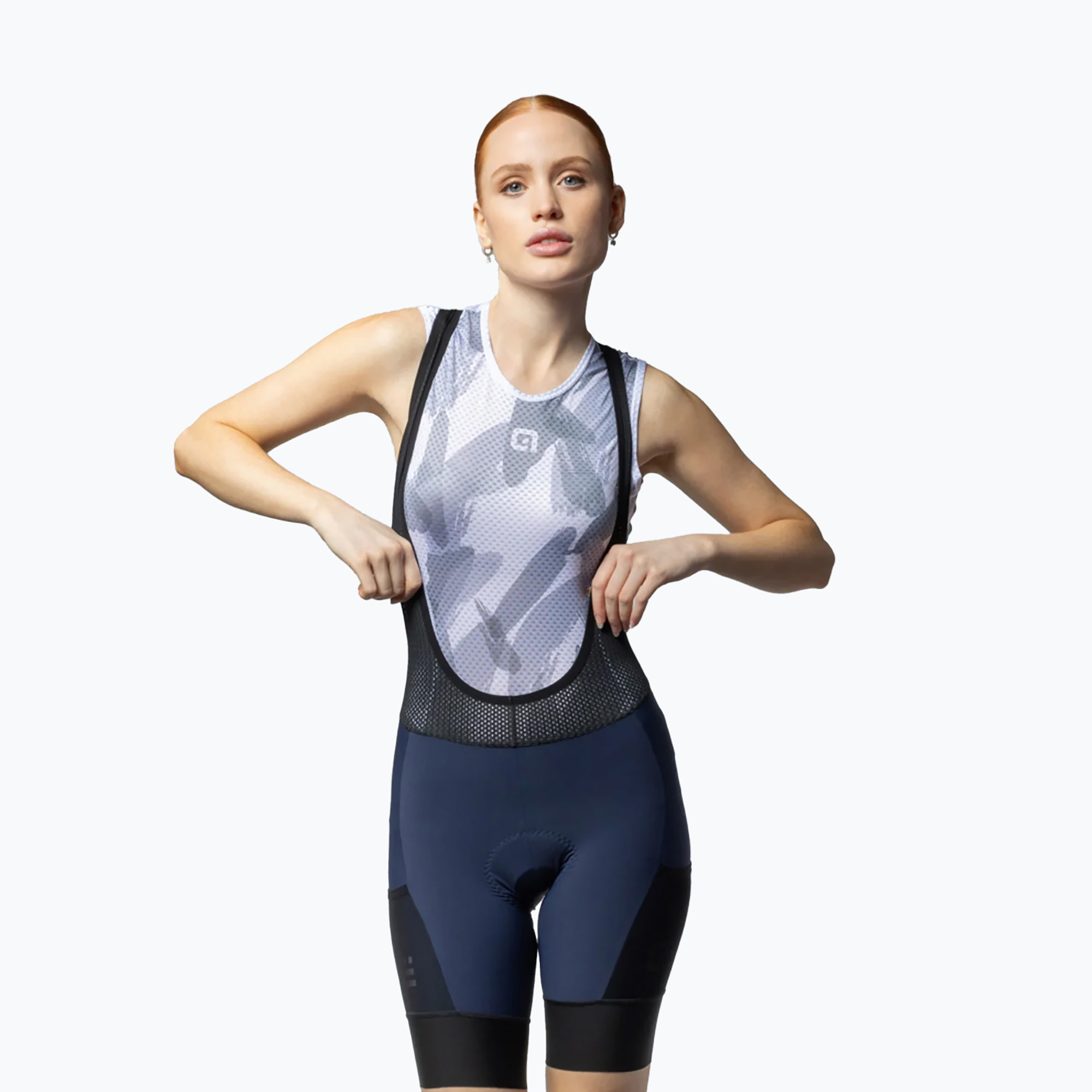 Pantaloncini da ciclismo donna Alé Stones Cargo Bibshorts atmosfera blu (S) (Stones Cargo Bibshorts L20174402)