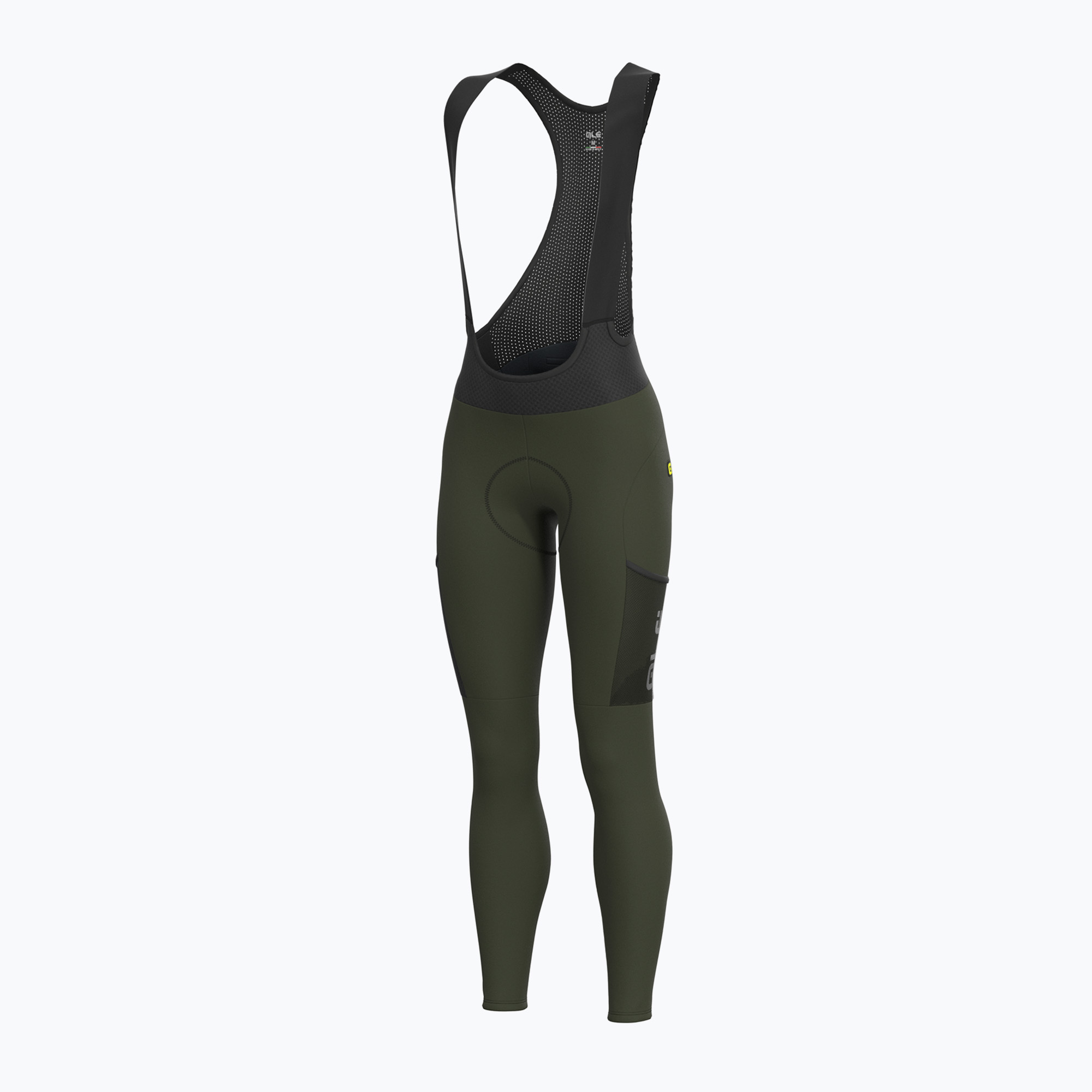 Dámske cyklistické nohavice Alé Stones Cargo Bibtights scotland green (Cargo Bibtights L23046460)