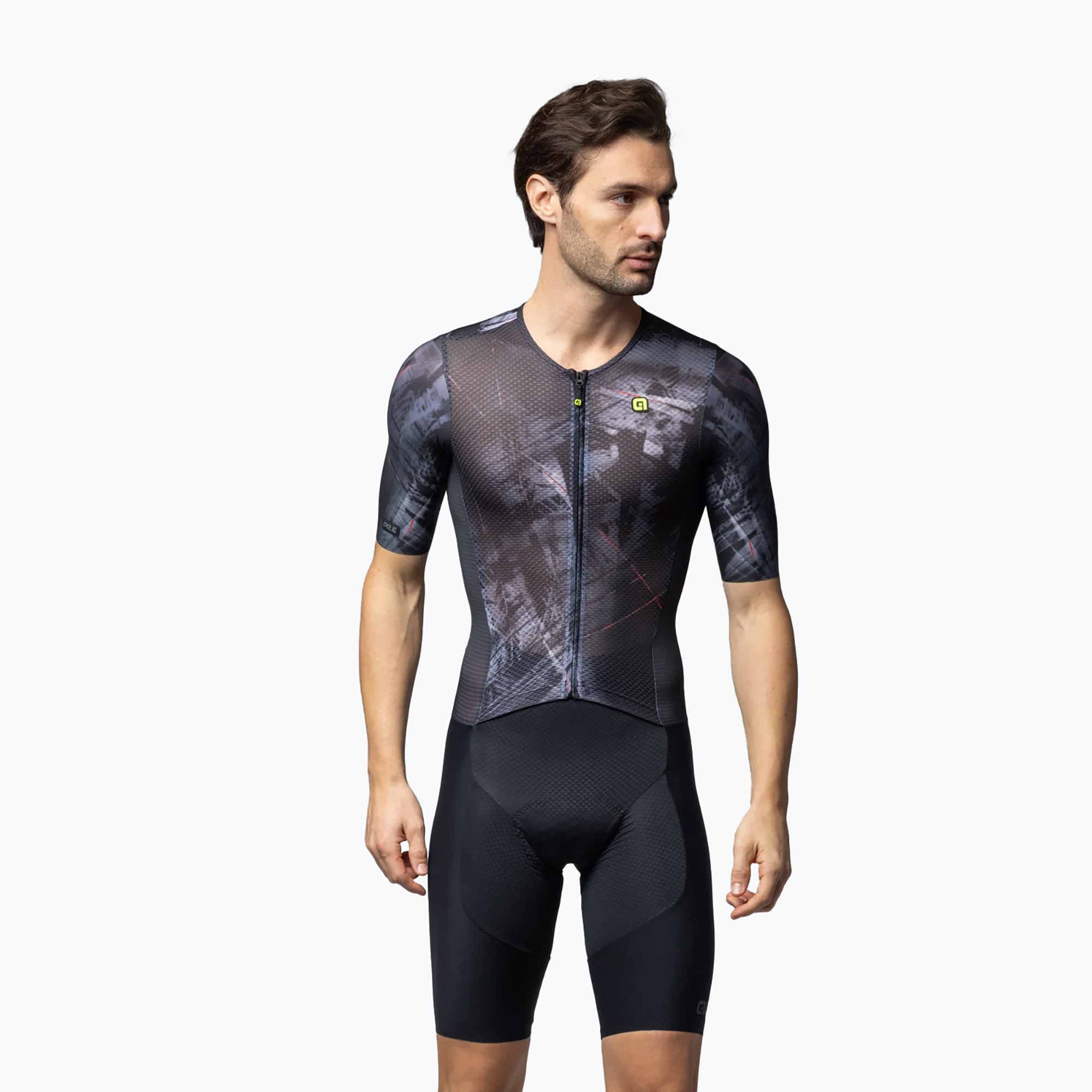 Мъжки костюм за колоездене Alé Mirror black