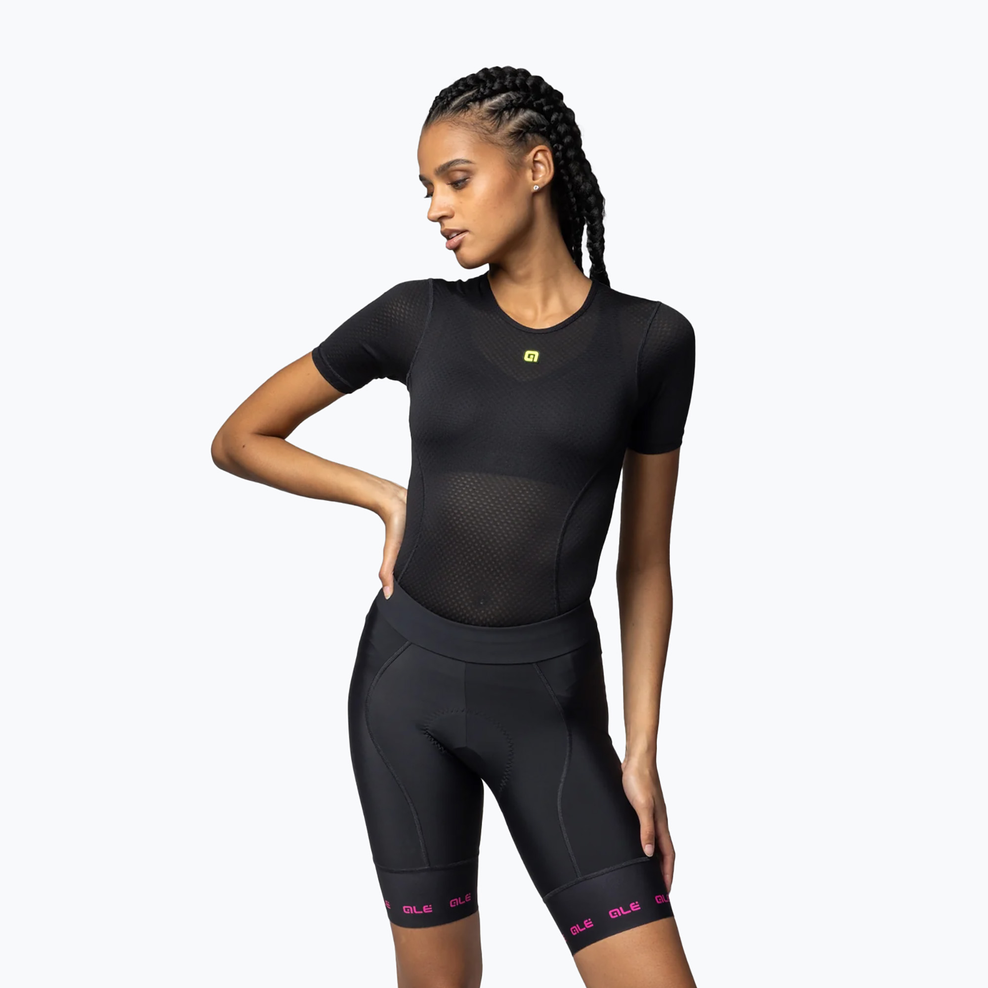 Дамски шорти за колоездене Alé Strada 2.0 fuchsia