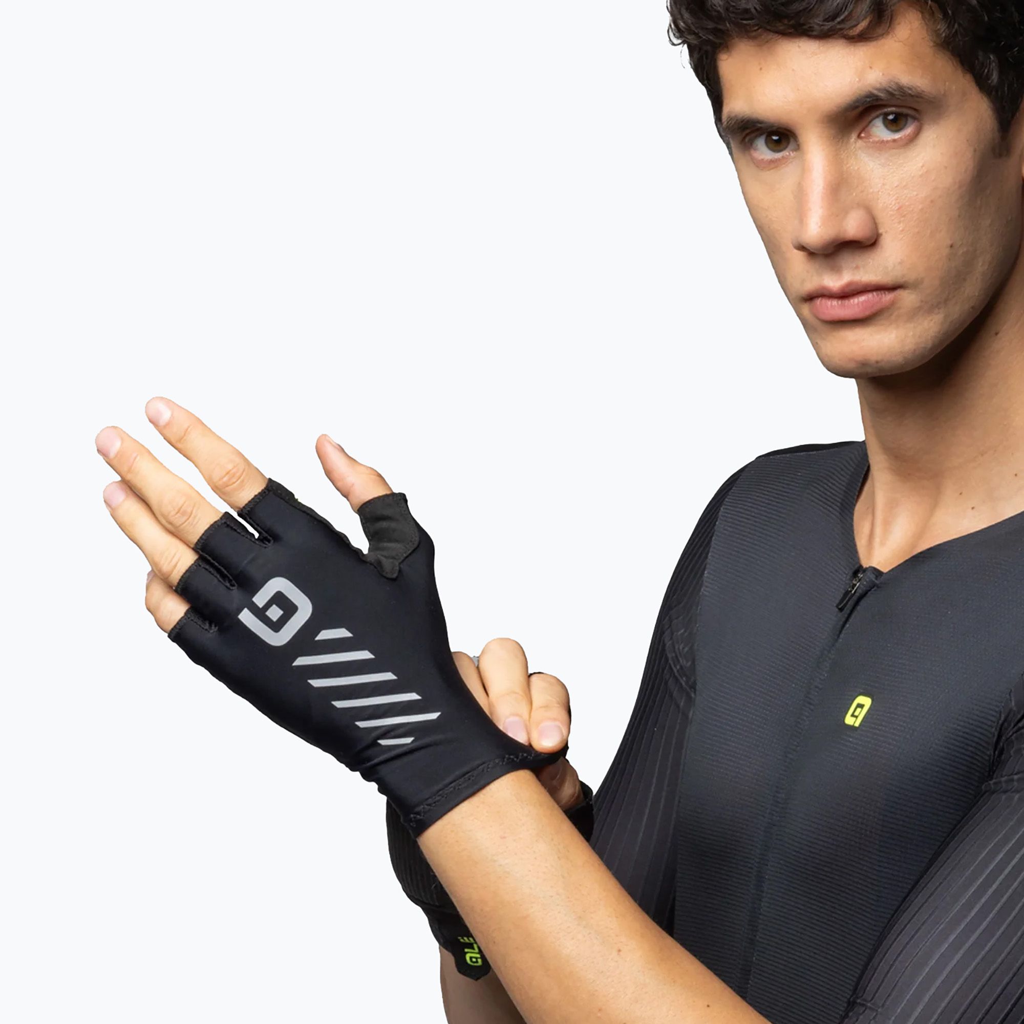 Cyklistické rukavice Alé Ciak black (Ciak L25121401)