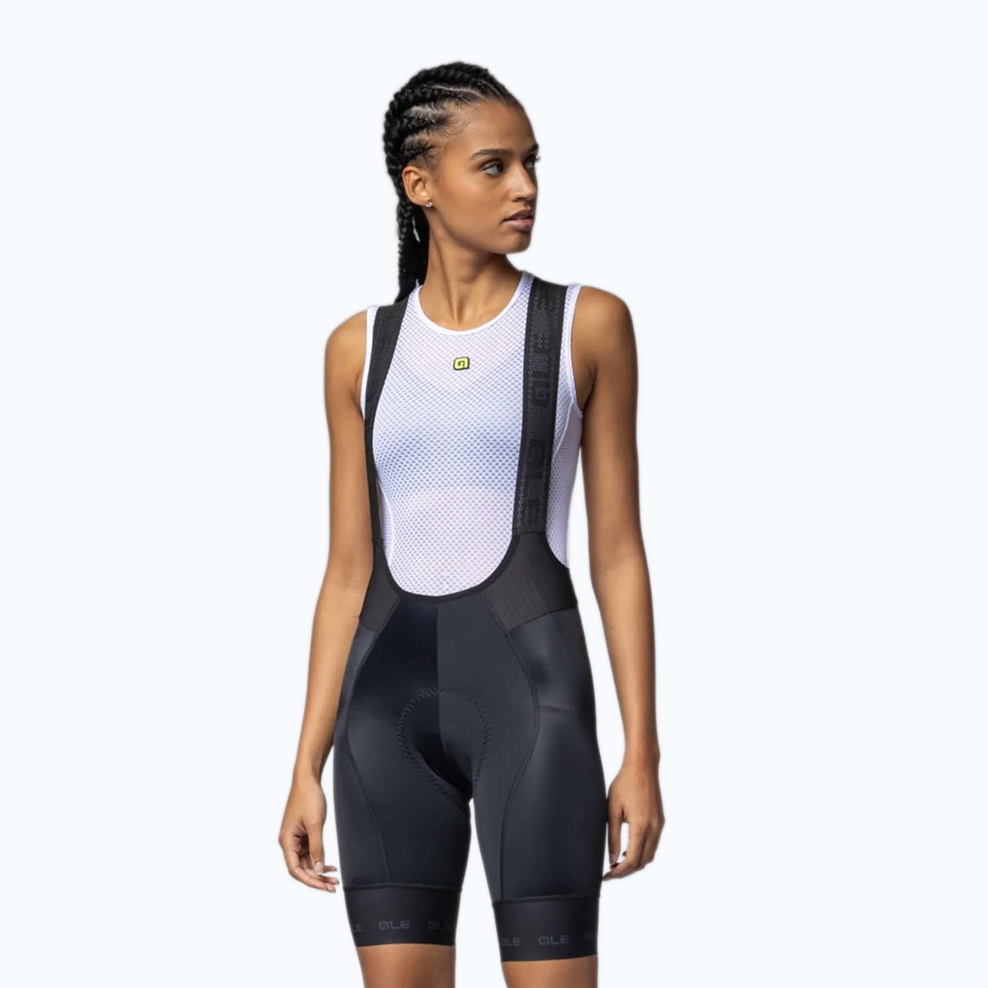 Дамски шорти за колоездене Alé Strada 2.0 Bibshorts black