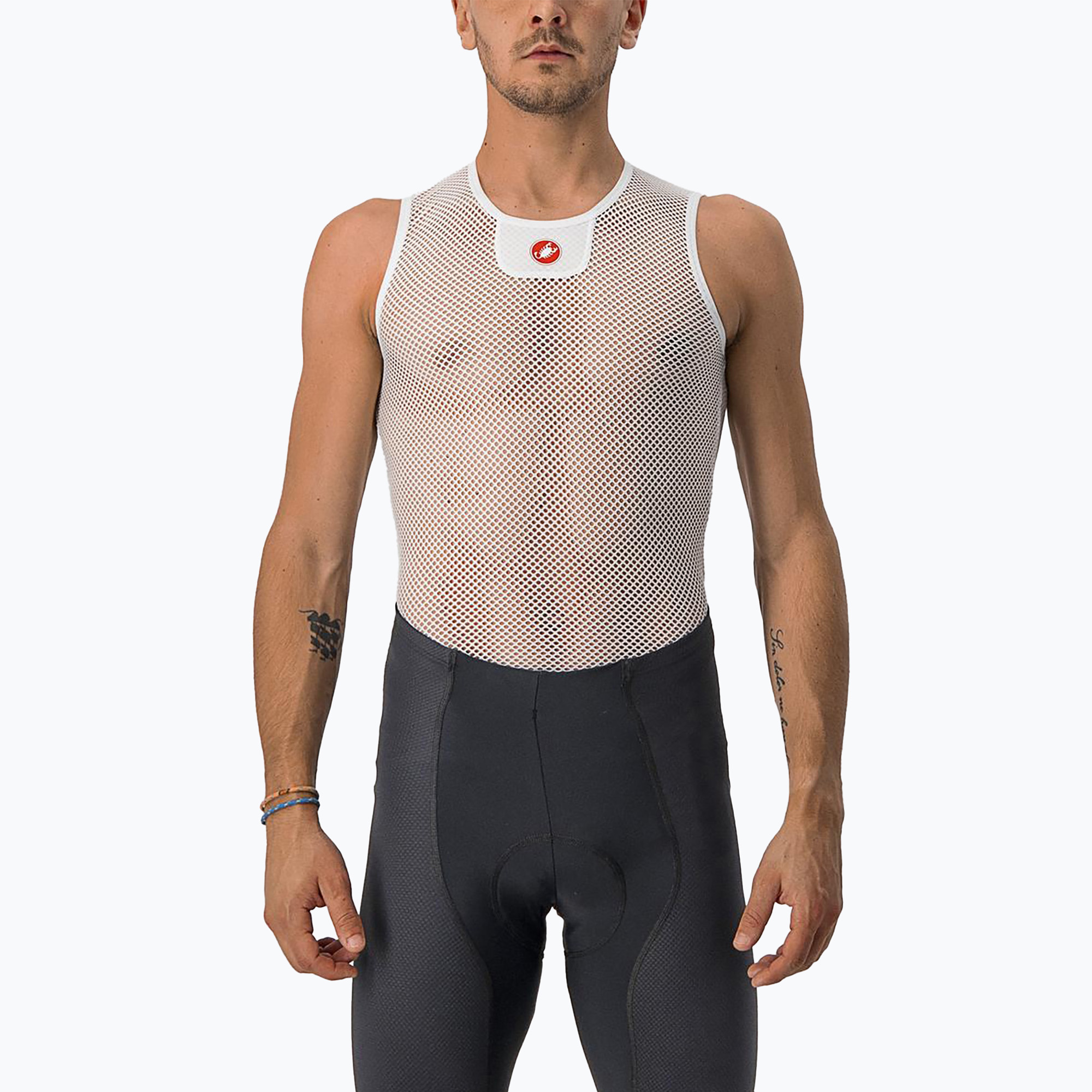 Мъжка колоездачна тениска Castelli Core Mesh 3 Sleeveless white
