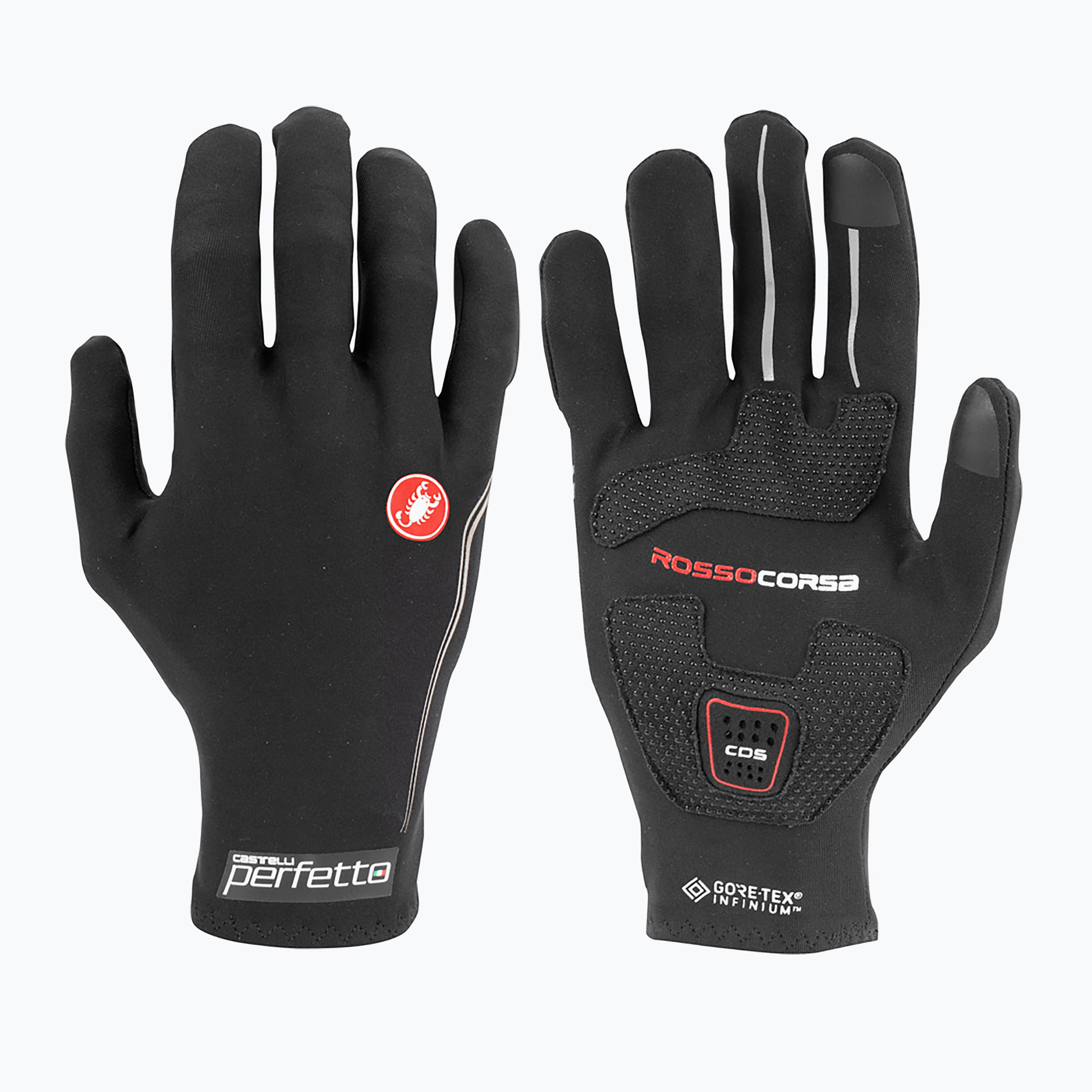 Мъжки ръкавици за велосипед Castelli Perfetto Light black