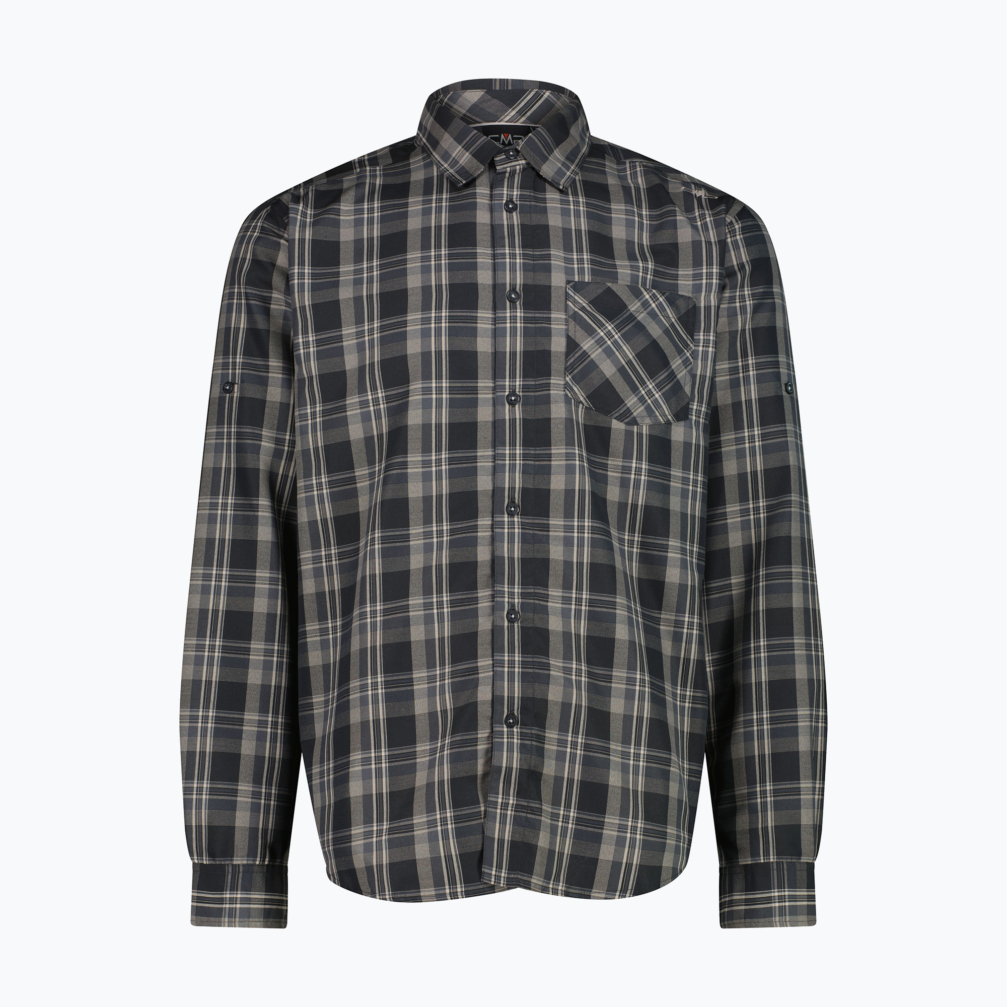 Мъжка риза CMP 30T9927 anthracite/vanilla/grey